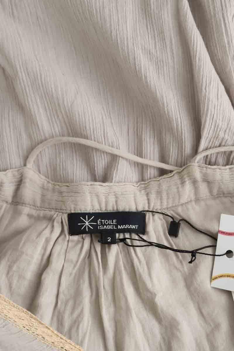 Cotton dress ISABEL MARANT - Seconde Main Grey