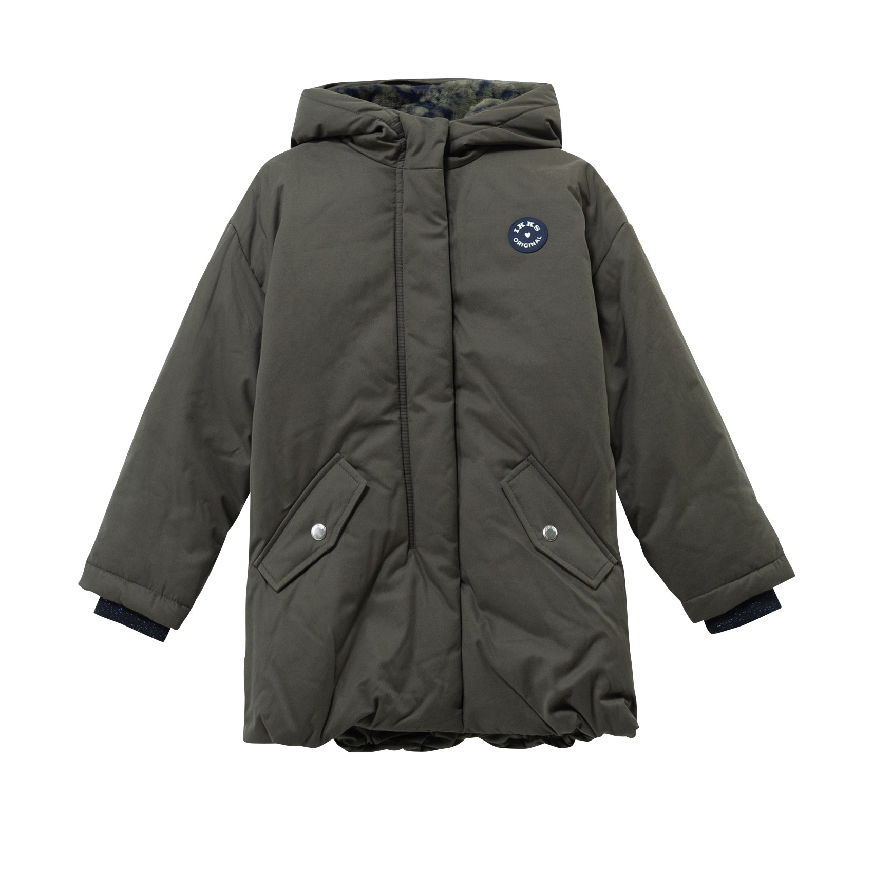 Parka à capuche IKKS JUNIOR Kaki