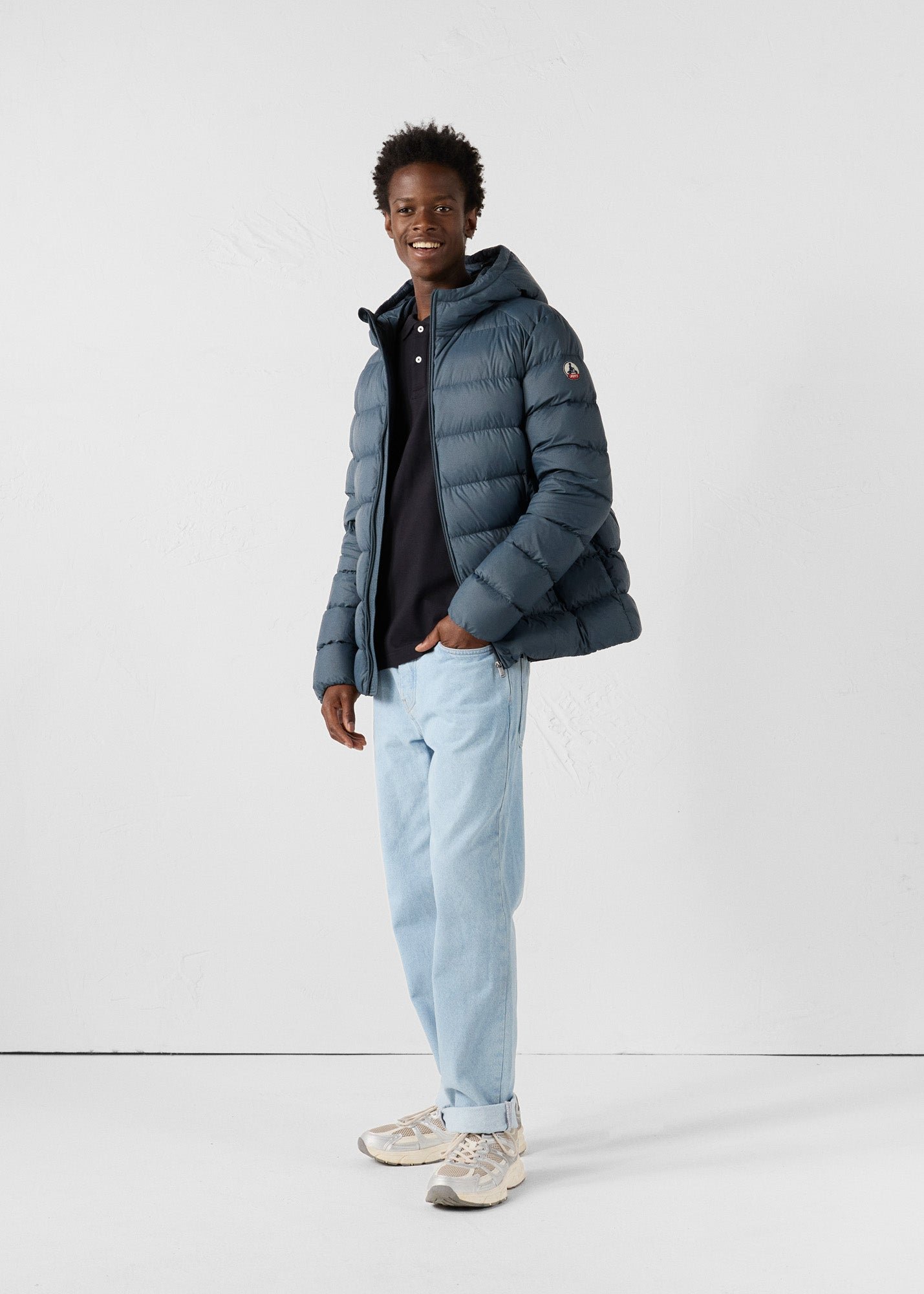 Blue Stone Johny Comfort Puffer Jacket JOTT Blue