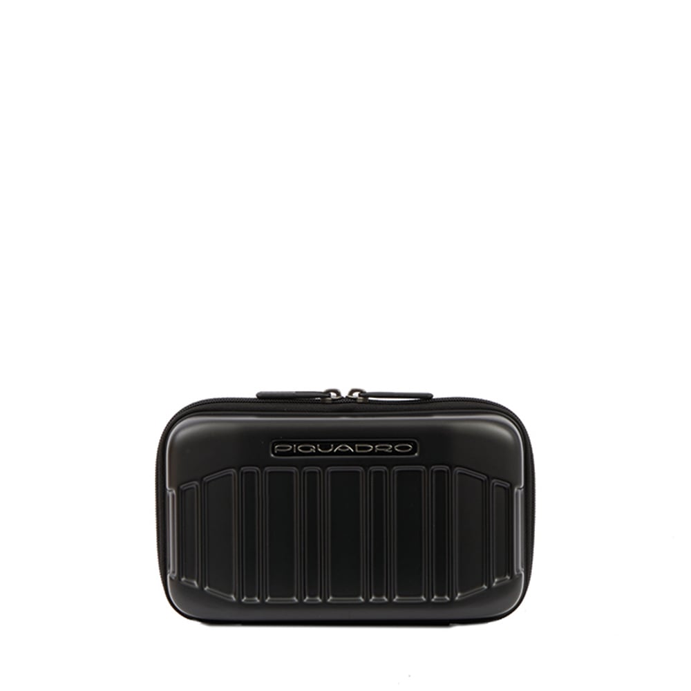 Crossbody bag type personal case with shock protection PIQUADRO Black