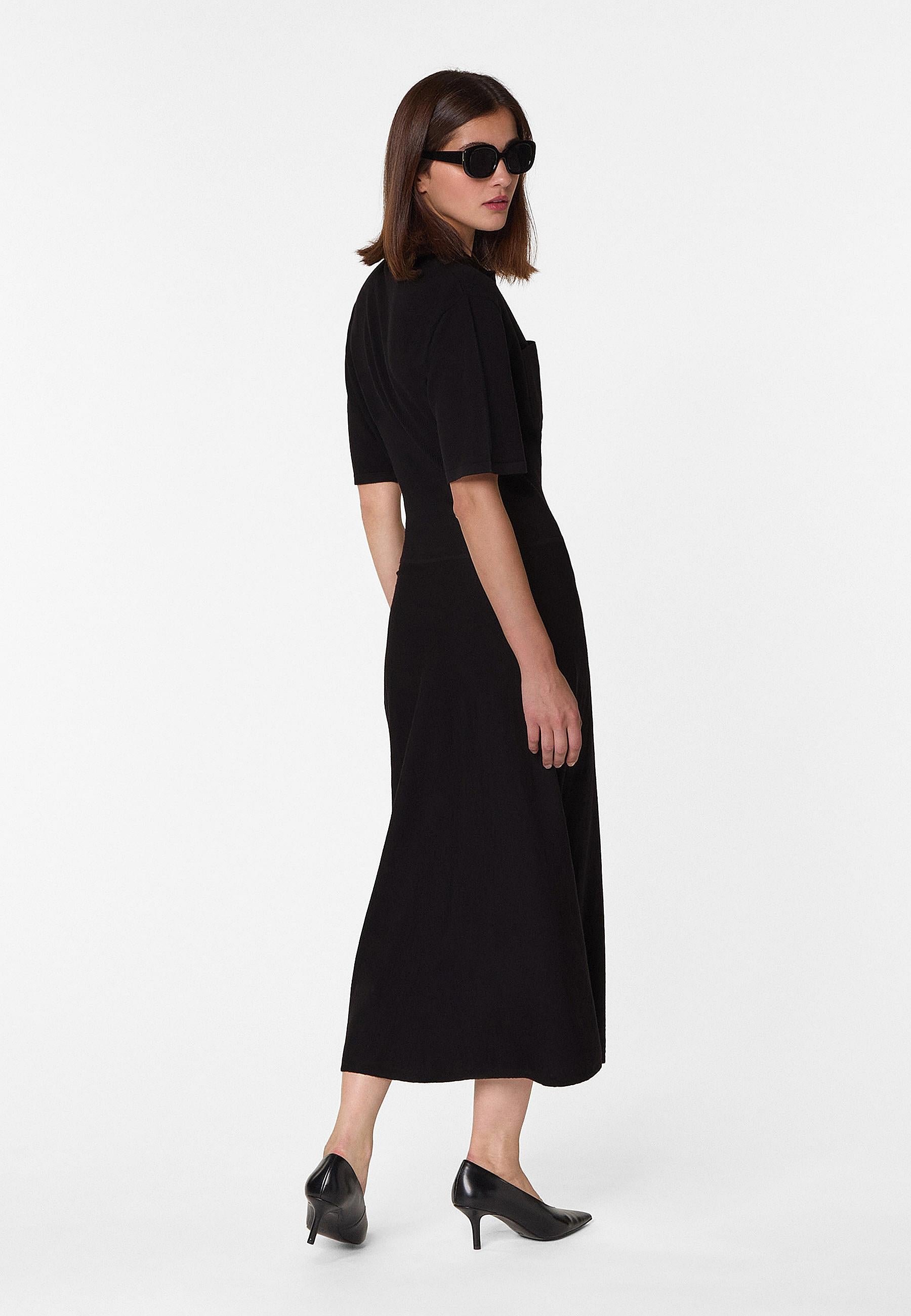 Long wool dress RODIER Black