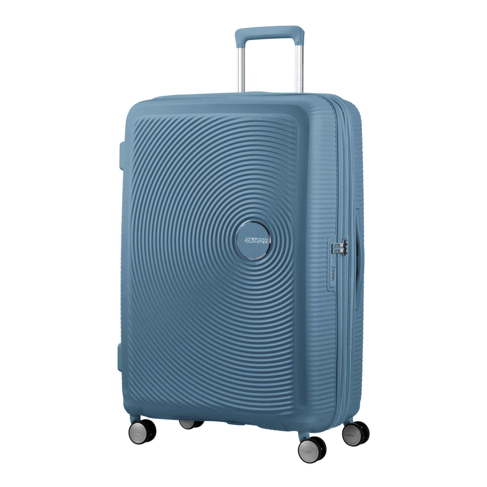 Soundbox suitcase 4 wheels size L AMERICAN TOURISTER Blue