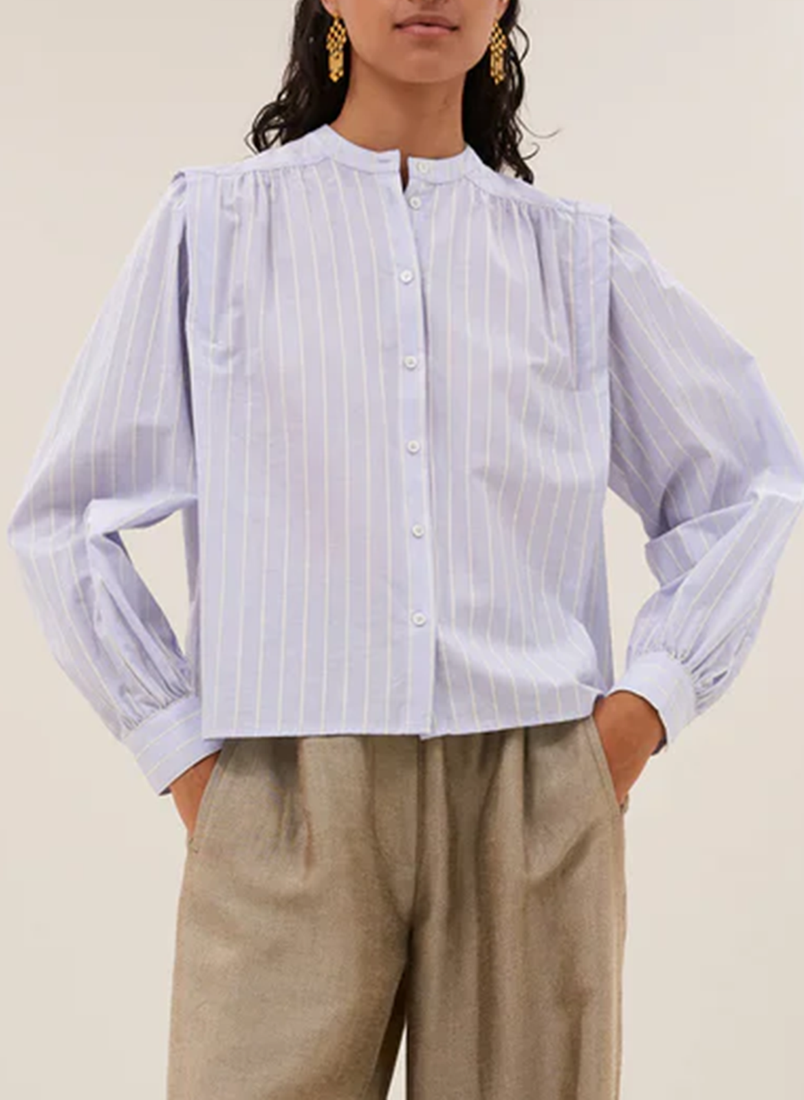 Gerades Hemd, gestreift BY BAR