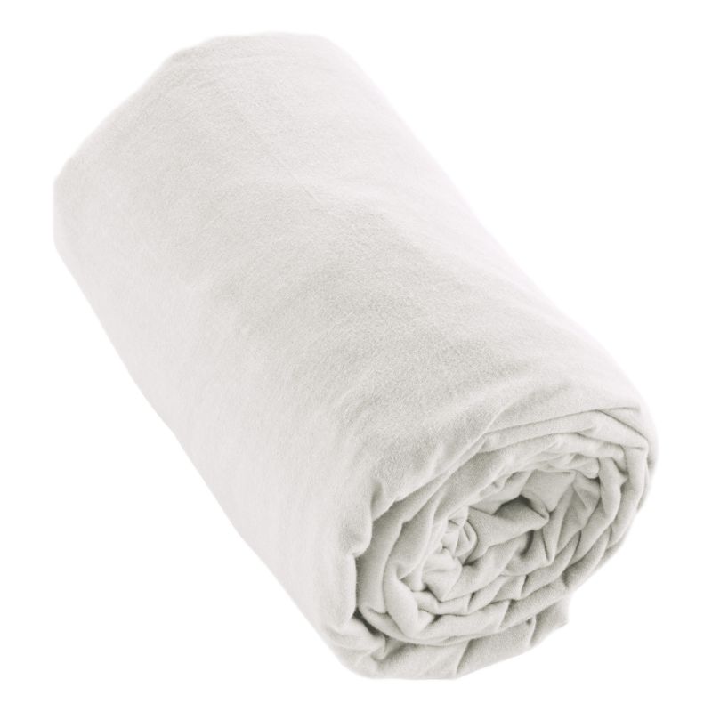 "Candice" fitted sheet all sizes cotton flannel. L'EFFET PAPILLON Multicolored