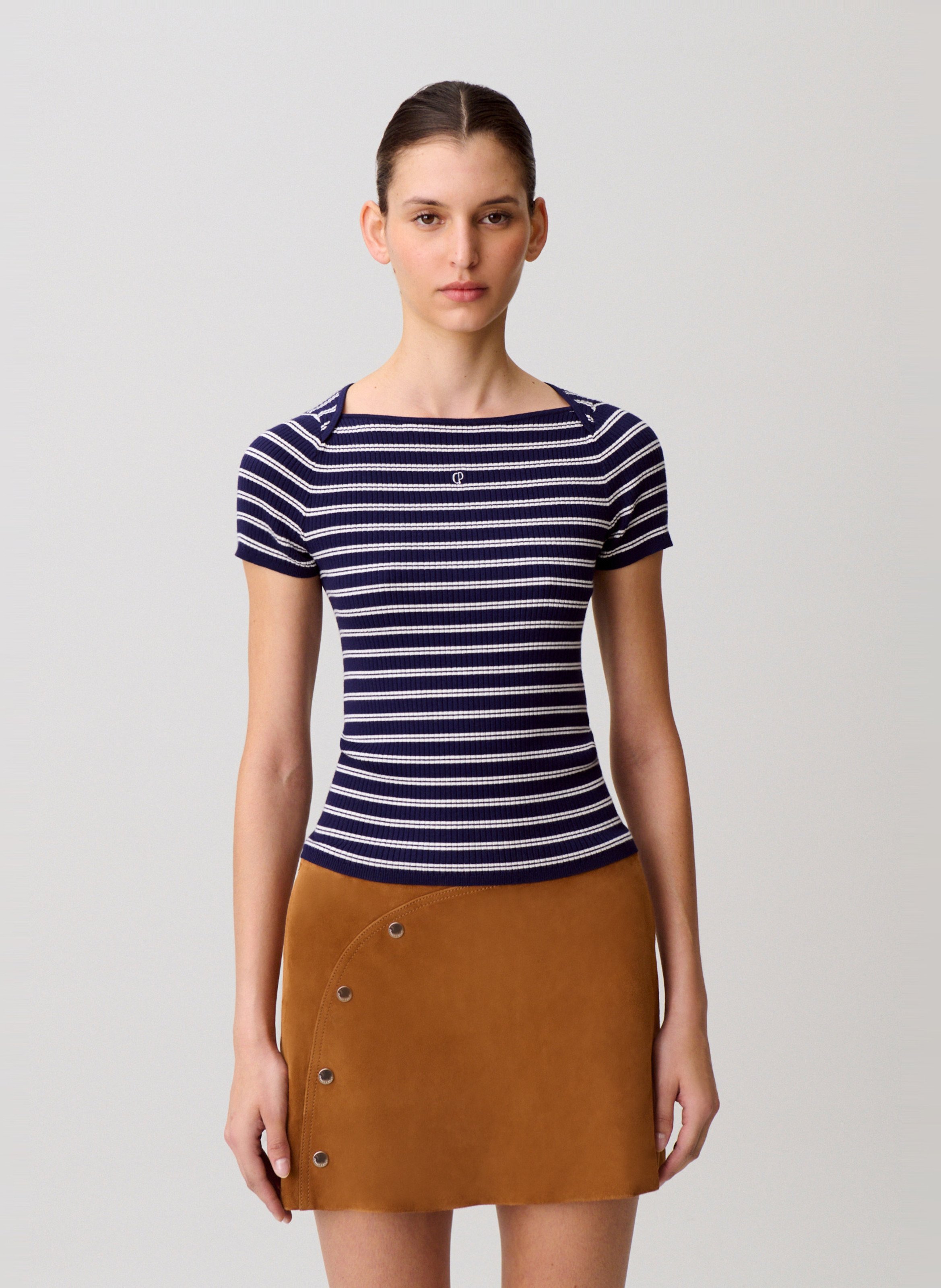 Tee-shirt à rayures CLAUDIE PIERLOT Multicolore