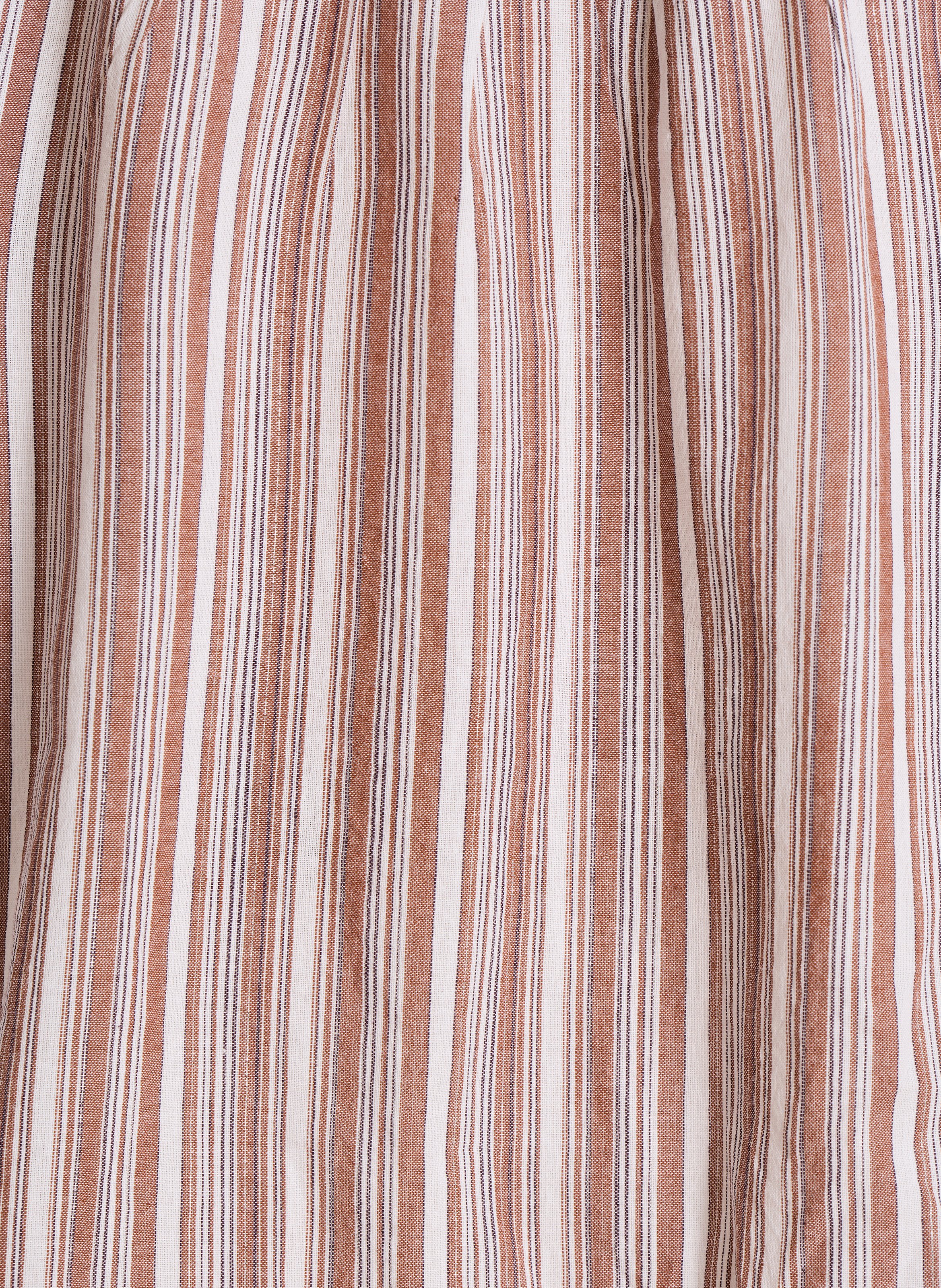 Weite Bluse aus Bio-Baumwollmischung LA FEE MARABOUTEE Braun