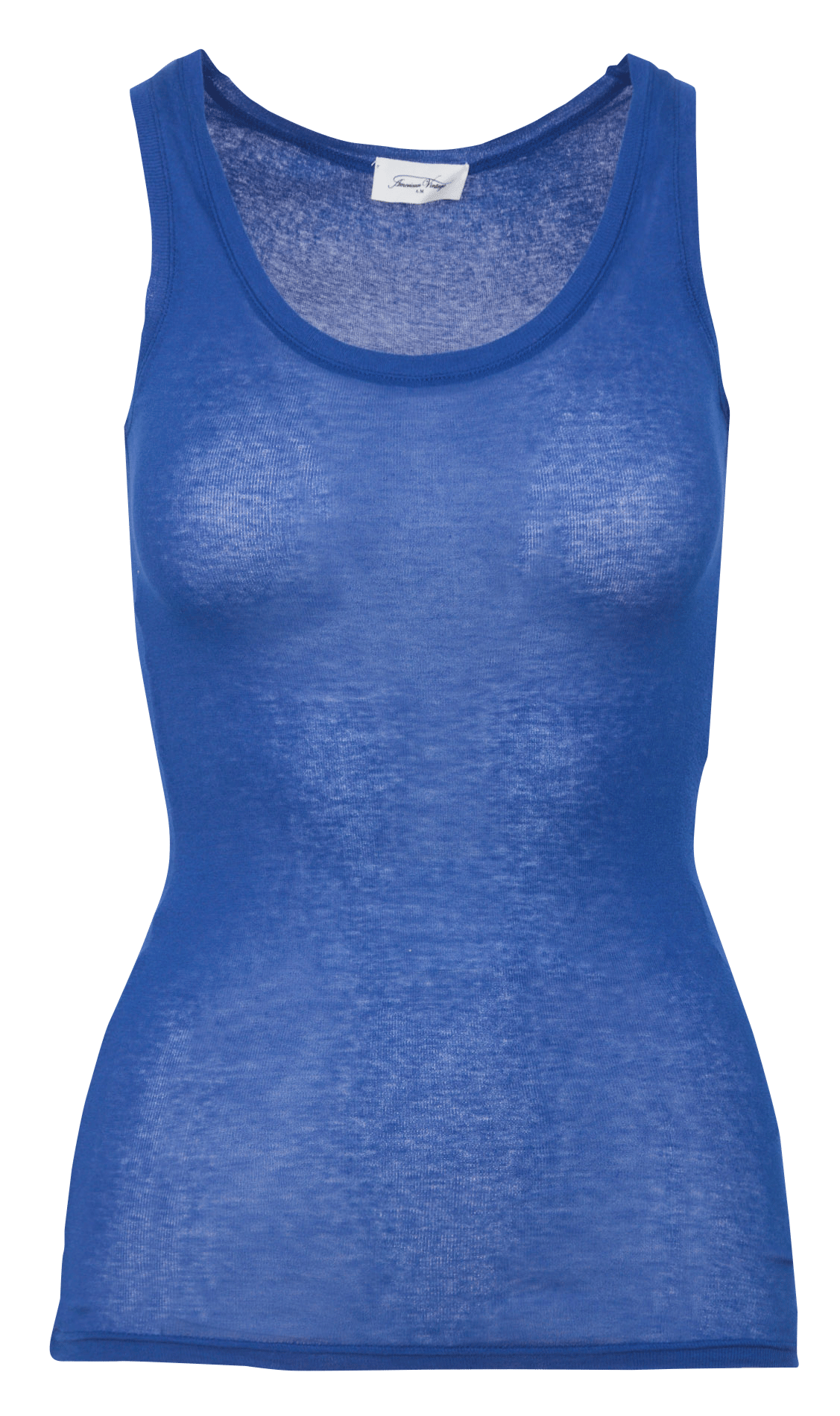 Rundhals-Tanktop aus Baumwolle AMERICAN VINTAGE