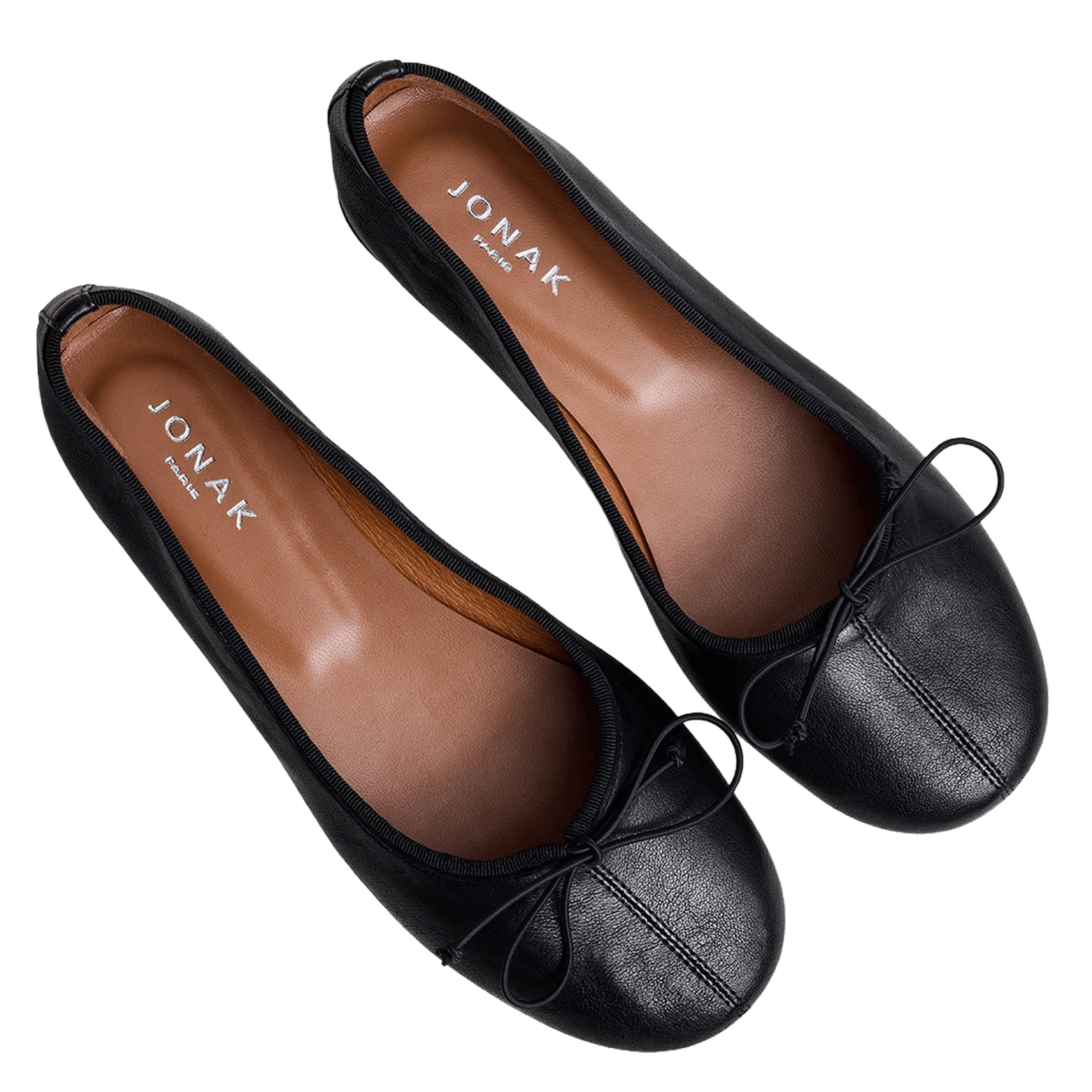 Ballerines en cuir JONAK Noir