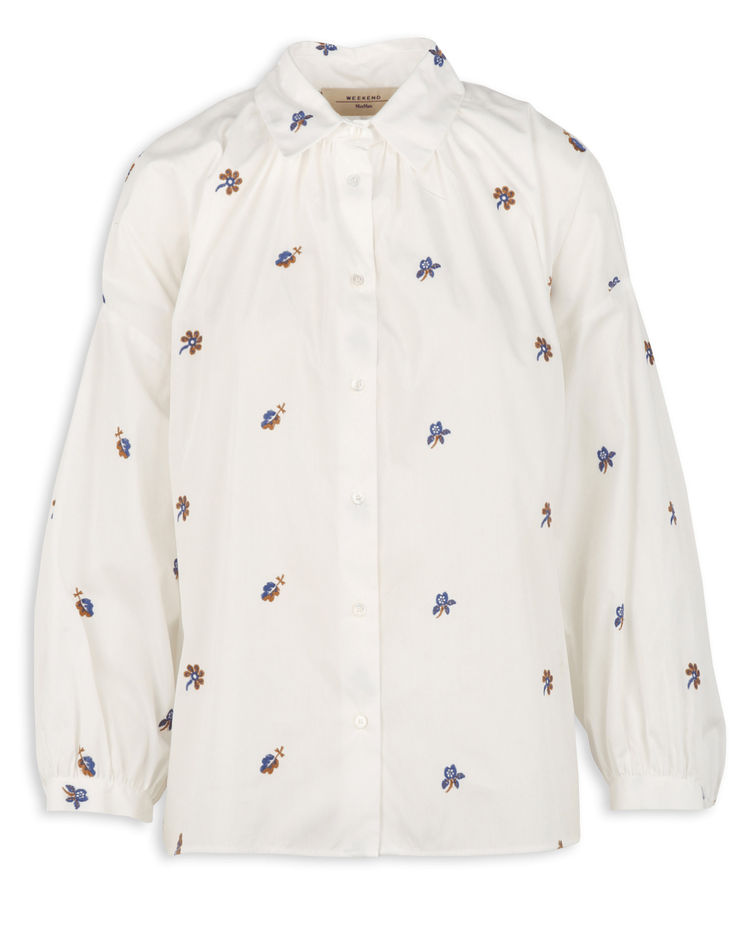 Chemise ample à motifs brodés MAX MARA WEEK END Blanc