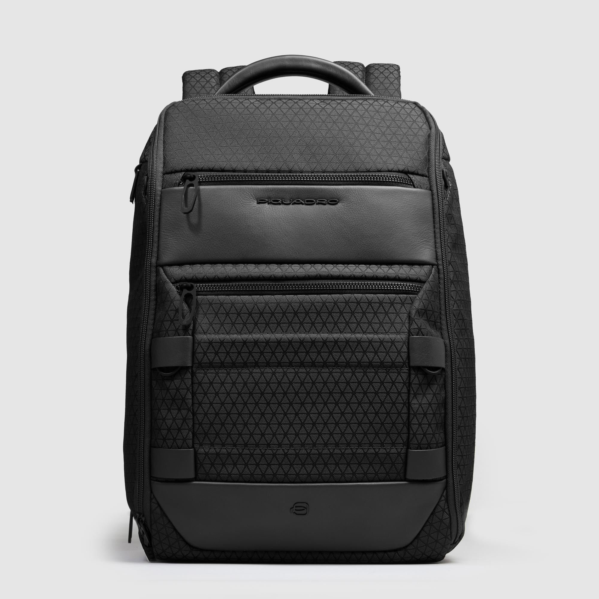 Modular Travel Backpack for 15.6-inch Laptop PIQUADRO Black