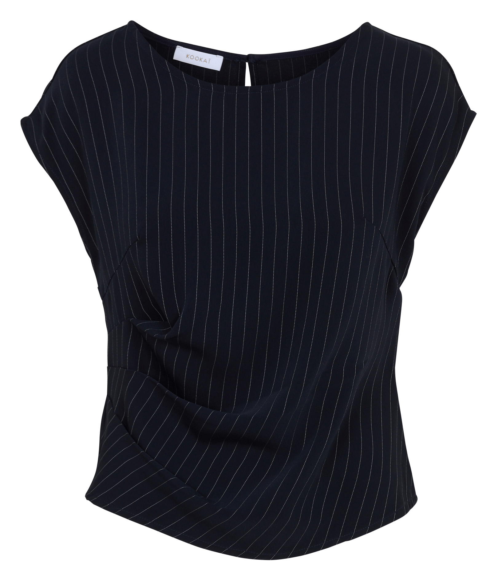 Gestreepte top met ronde hals KOOKAI Blauw