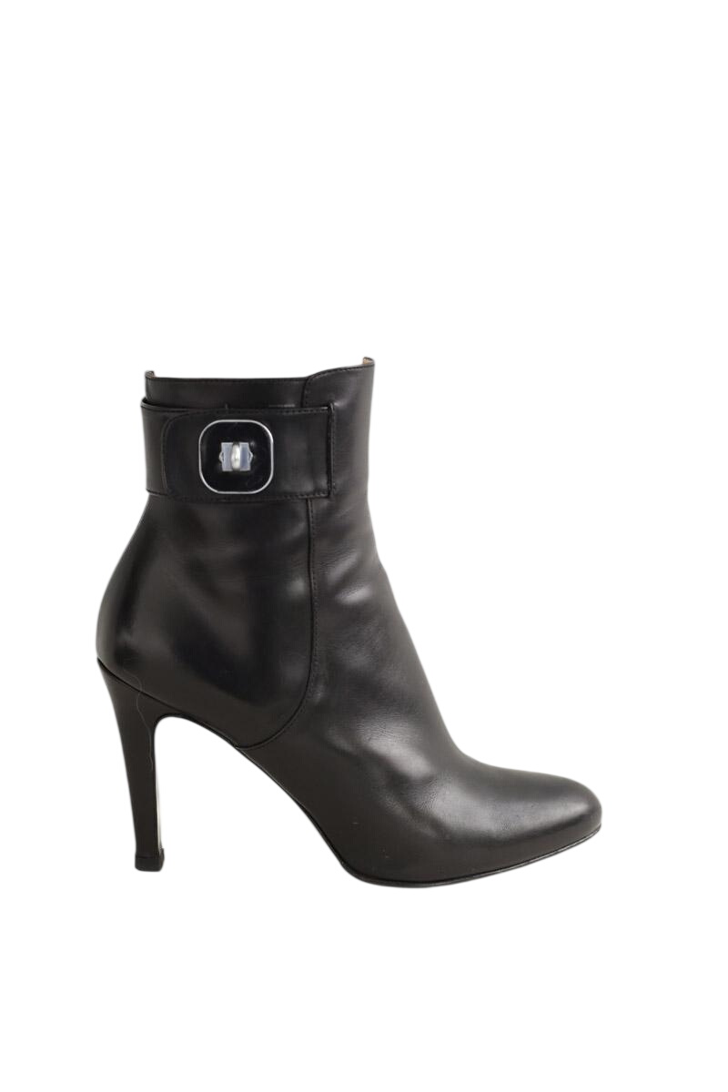 Boots LONGCHAMP - Seconde Main Noir