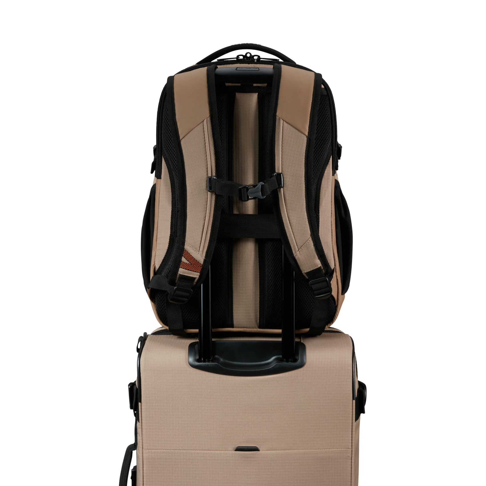 Roadseeker laptop backpack Beige