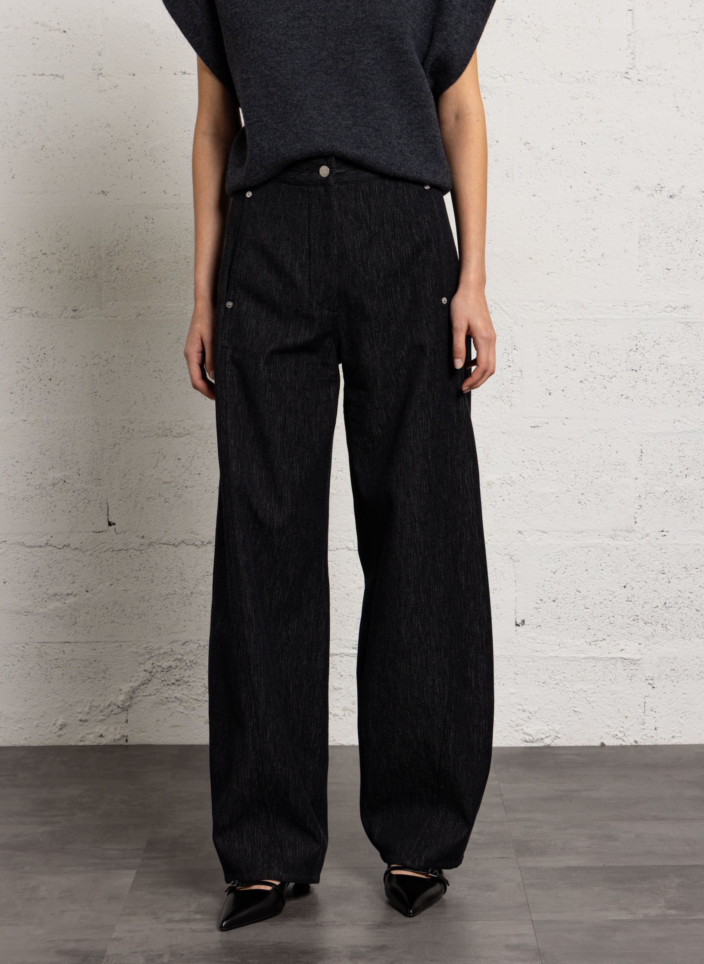 Hohe Taille Wide Leg Jeans MARGAUX LONNBERG Mehrfarbig