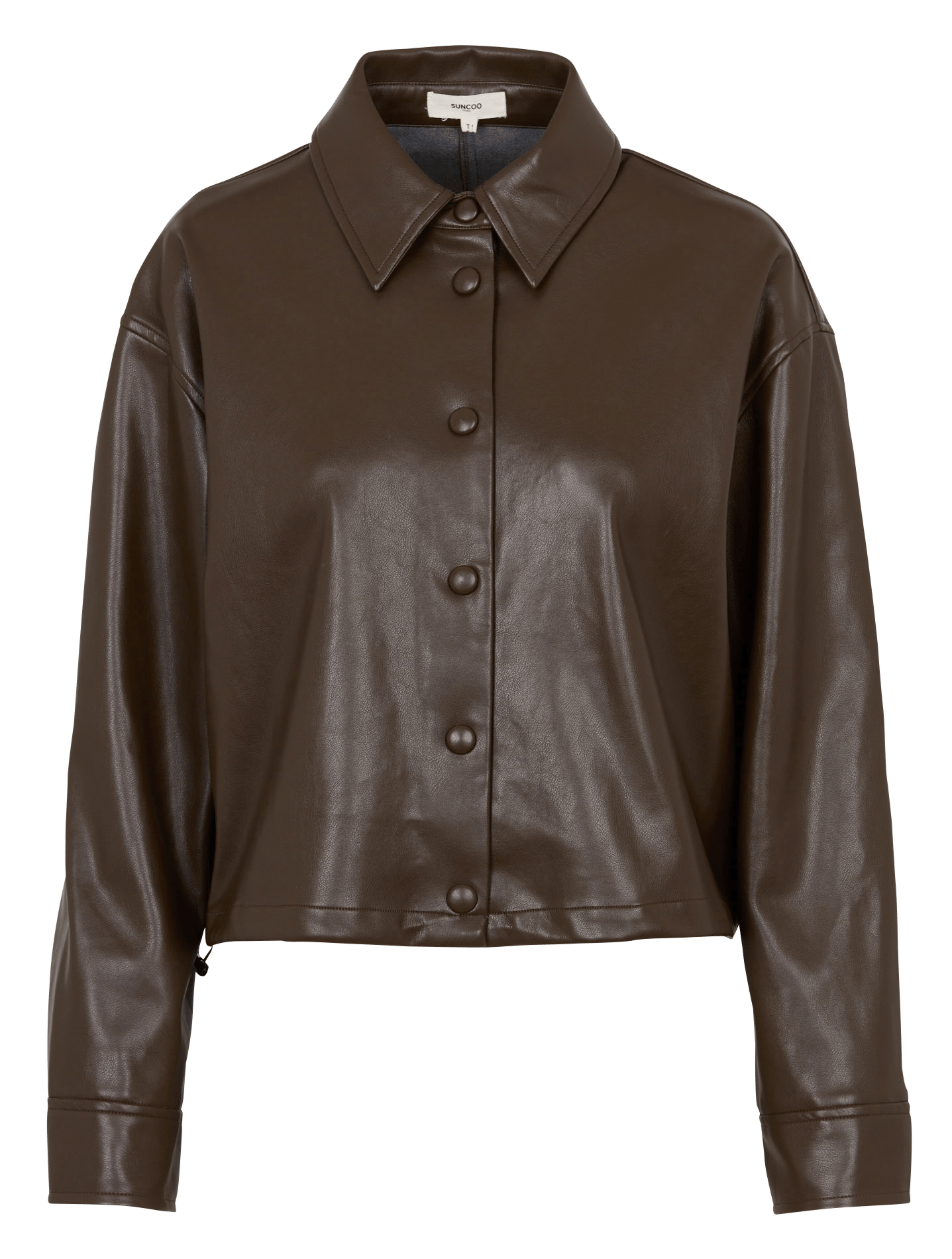 Veste oversize col classique SUNCOO Kaki