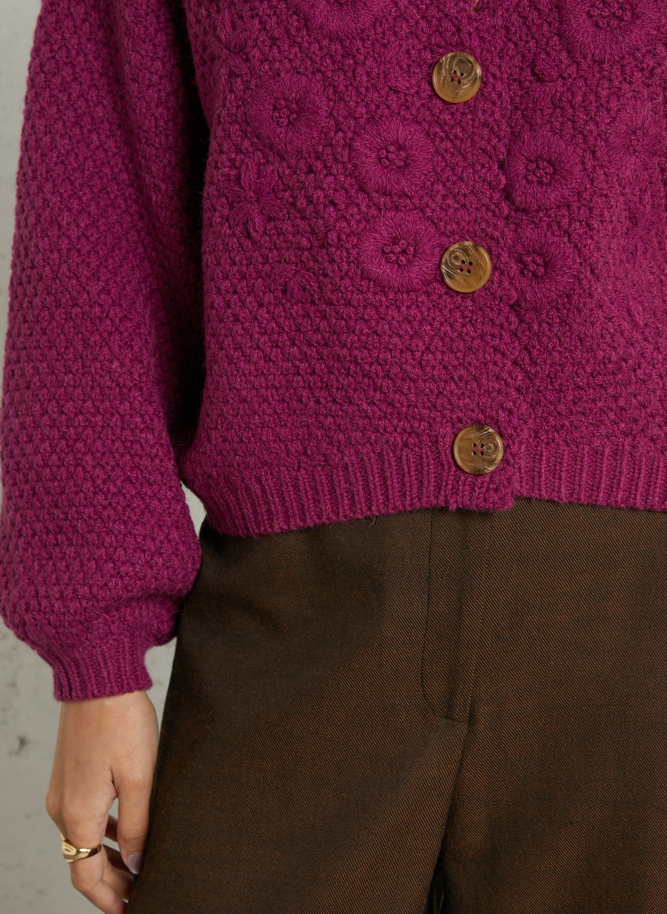 Vest met sjaalkraag LOUISE MISHA Rood