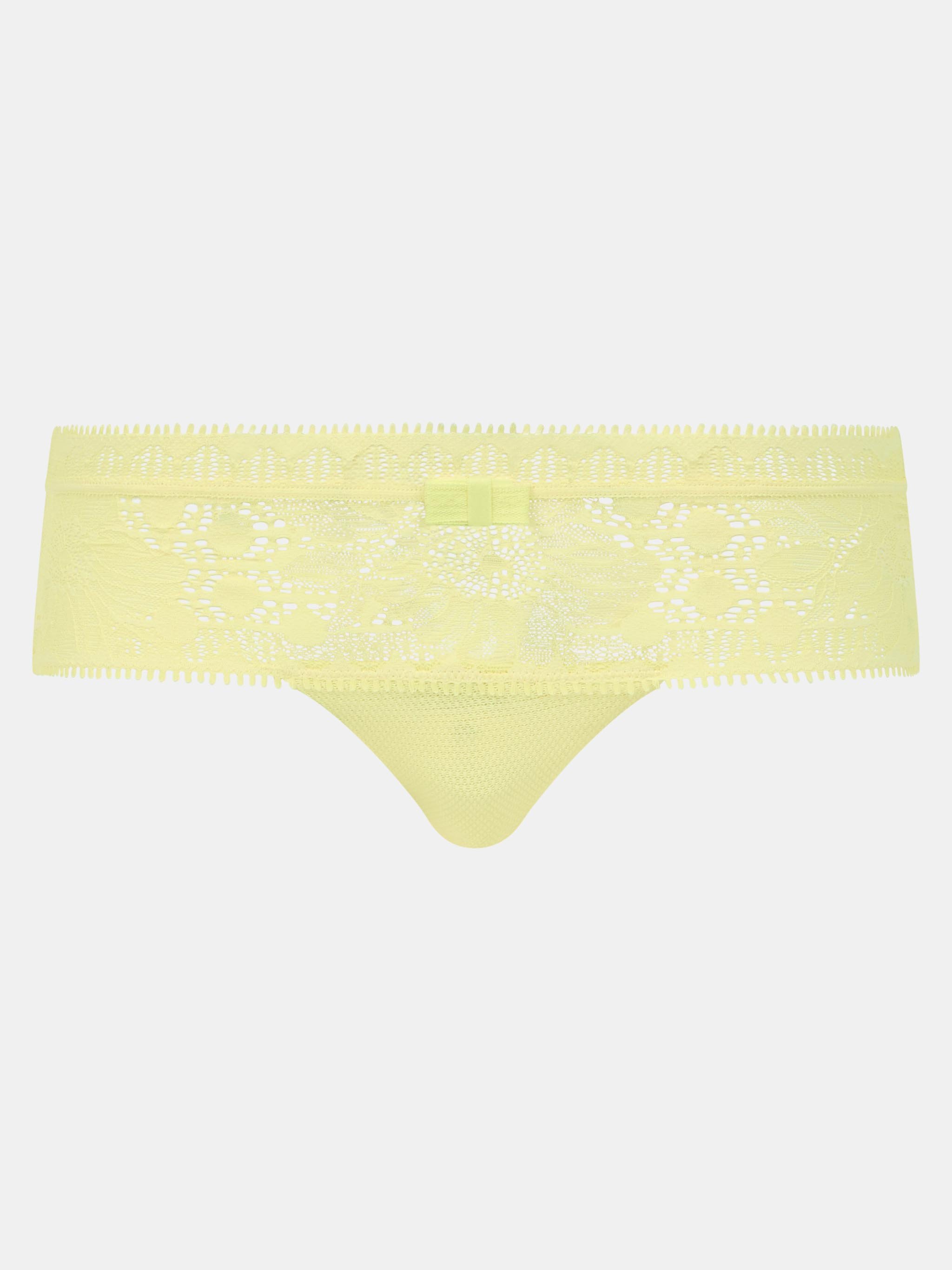 Shorty en dentelle CHANTELLE Jaune