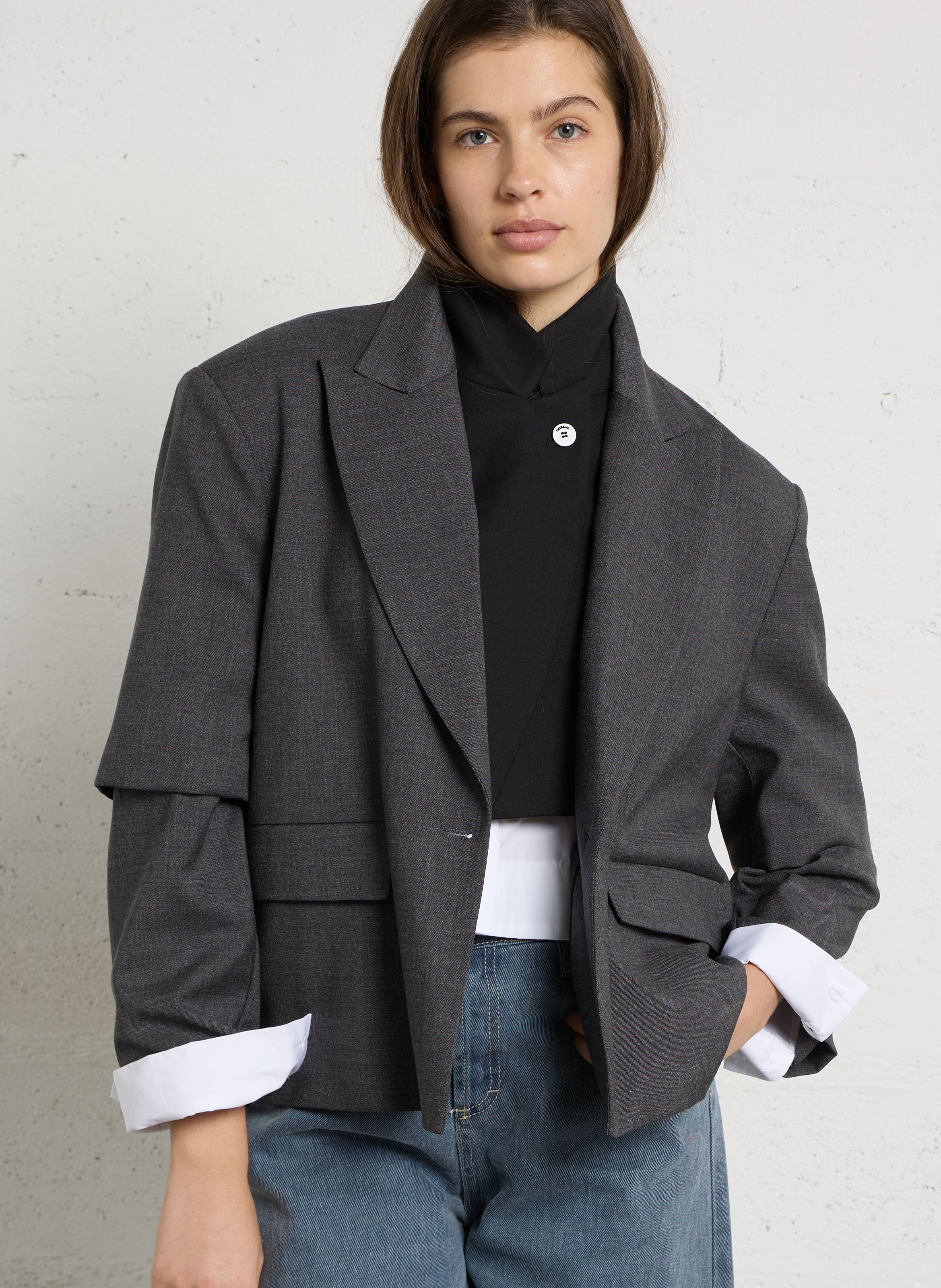 Oversized blazer IMPERIAL Grey