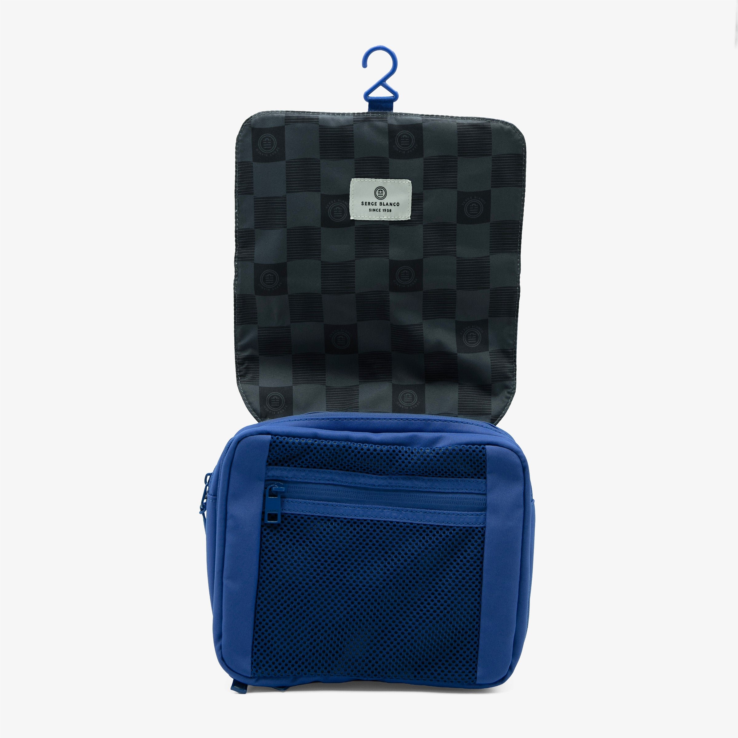 Trousse de toilette à rabas SERGE BLANCO Bleu