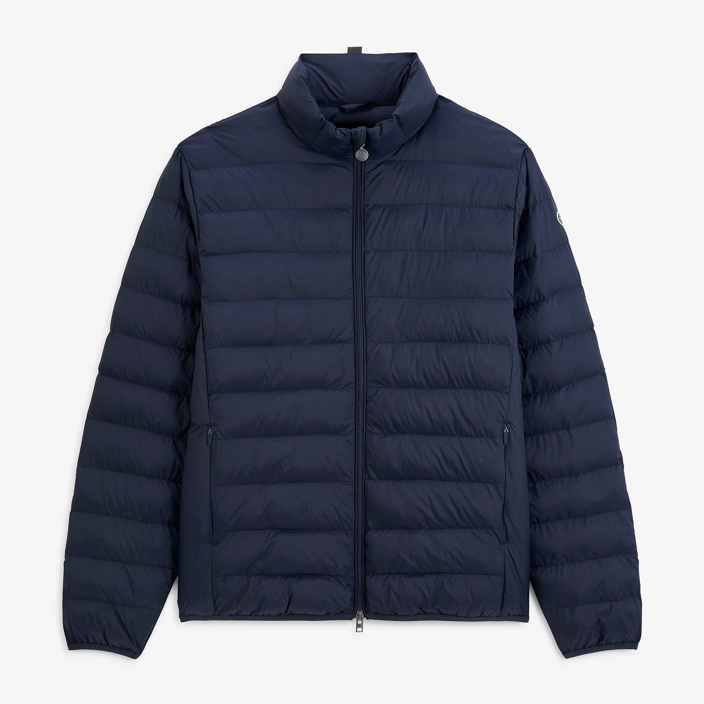 Light navy blue long-sleeved piumino down jacket SERGE BLANCO Blue