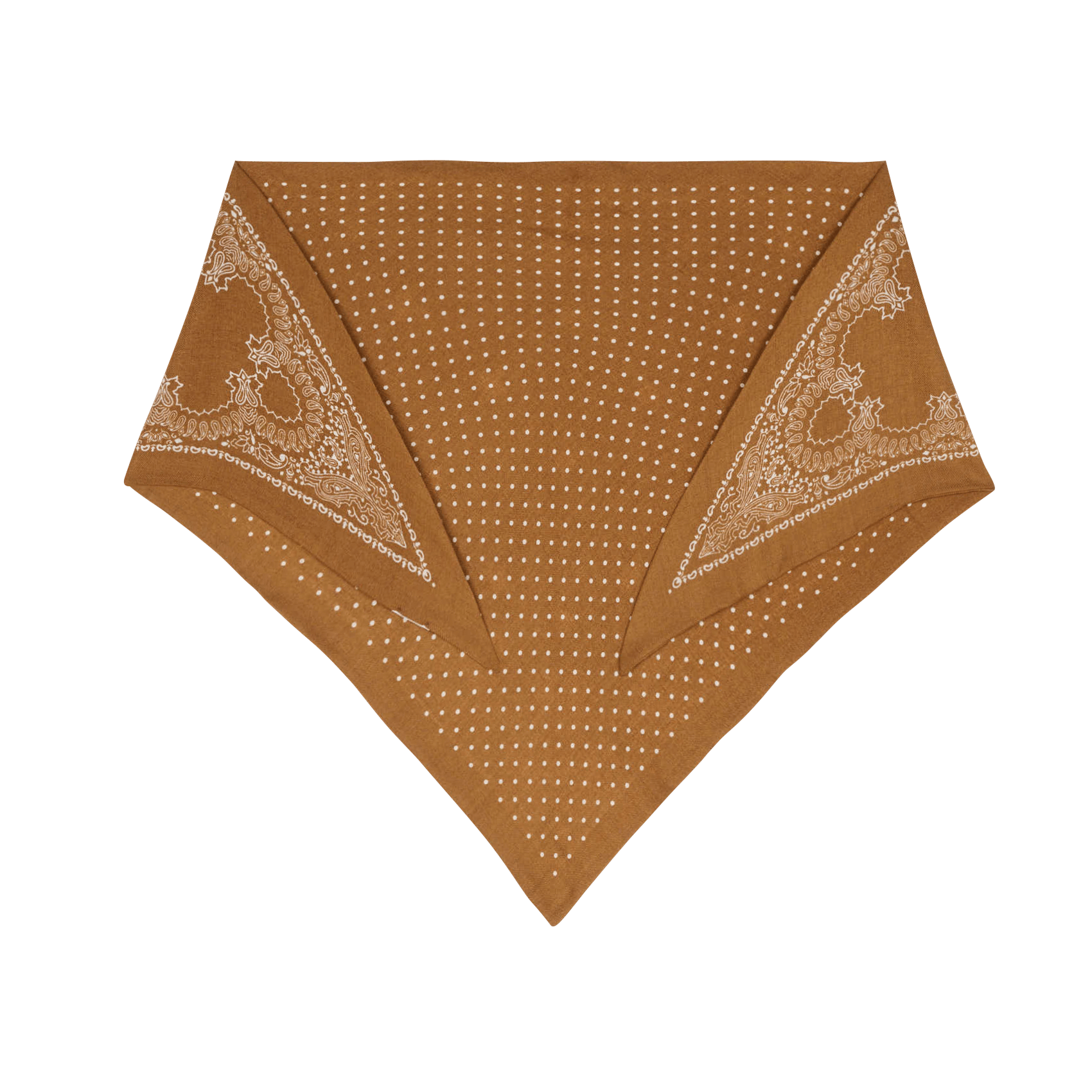 Foulard triangle en laine DESTIN Orange