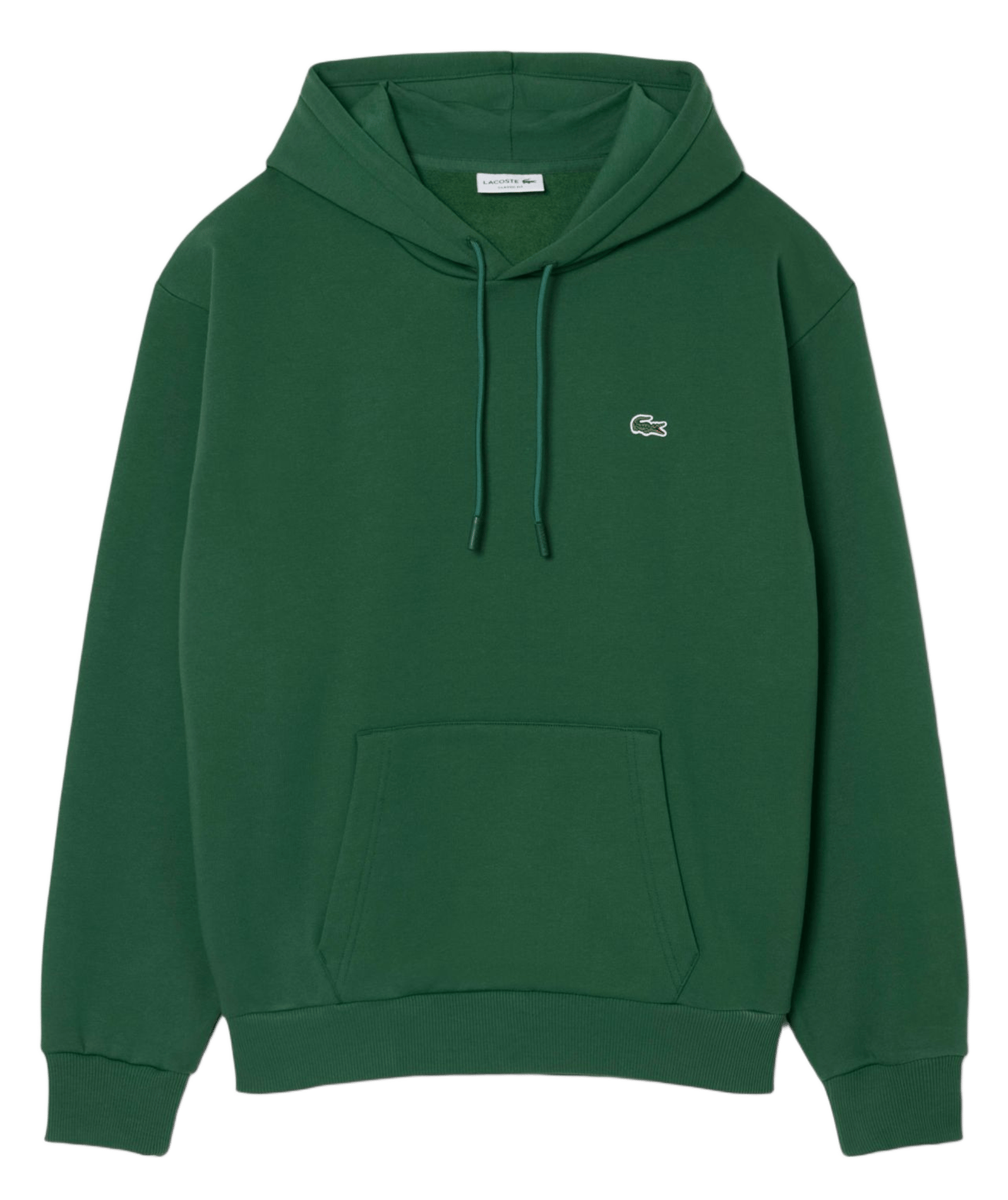 Cotton-blend hoodie LACOSTE Green