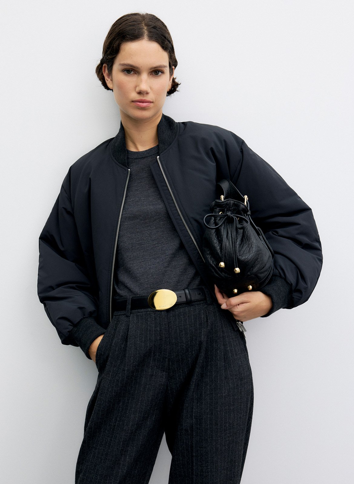 Einfarbige Jacke mit Reißverschluss GERARD DAREL Schwarz