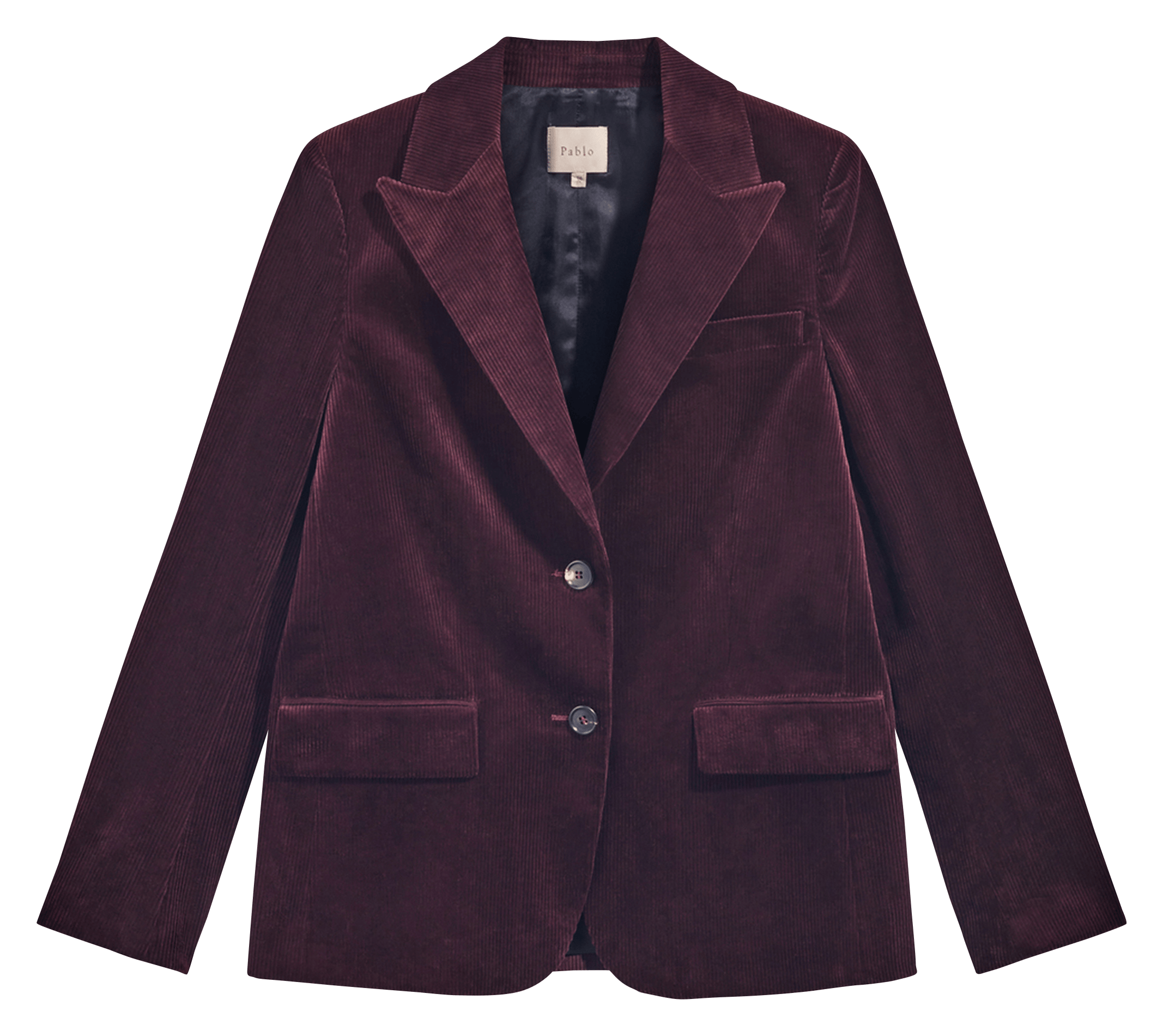 Straight blazer in cotton blend PABLO