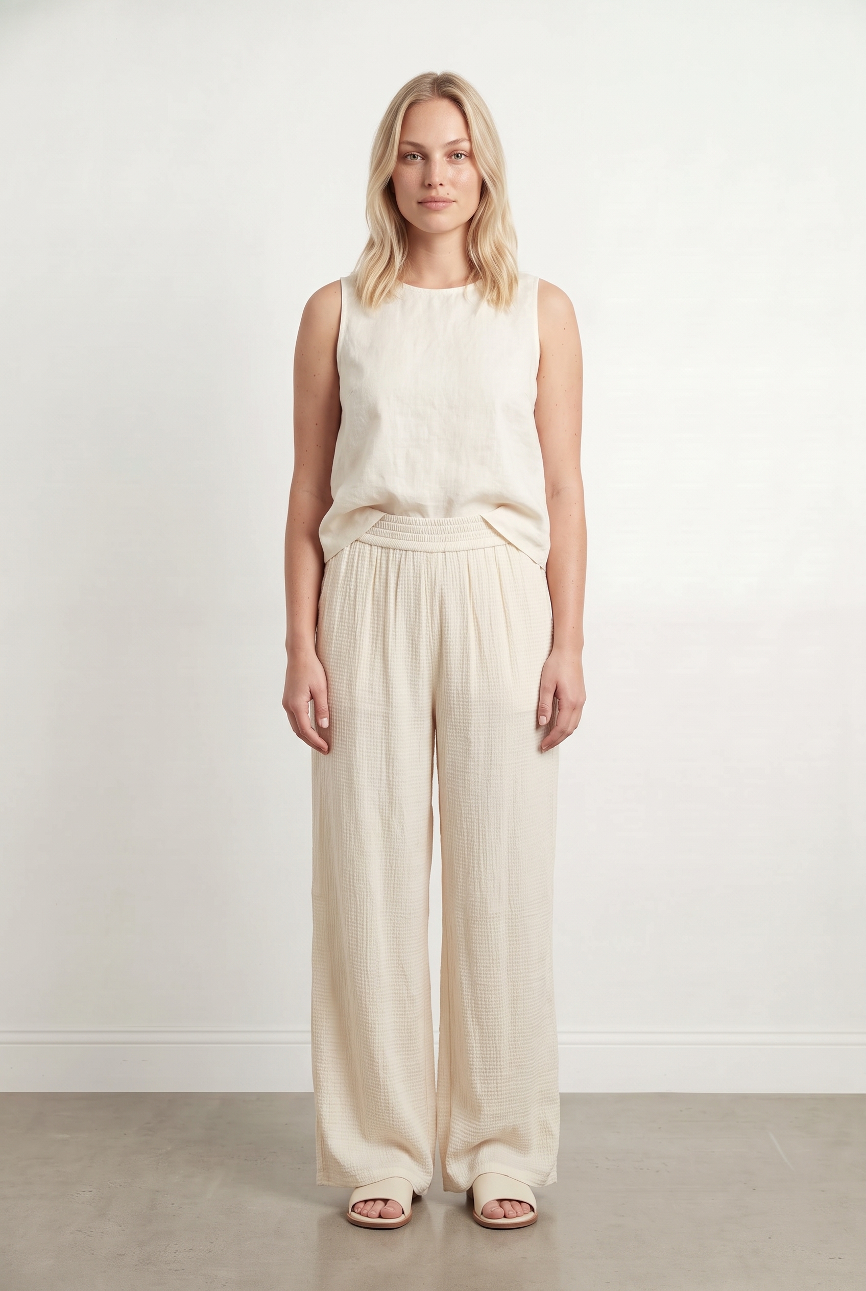 Pants ORTA - Seconde main White