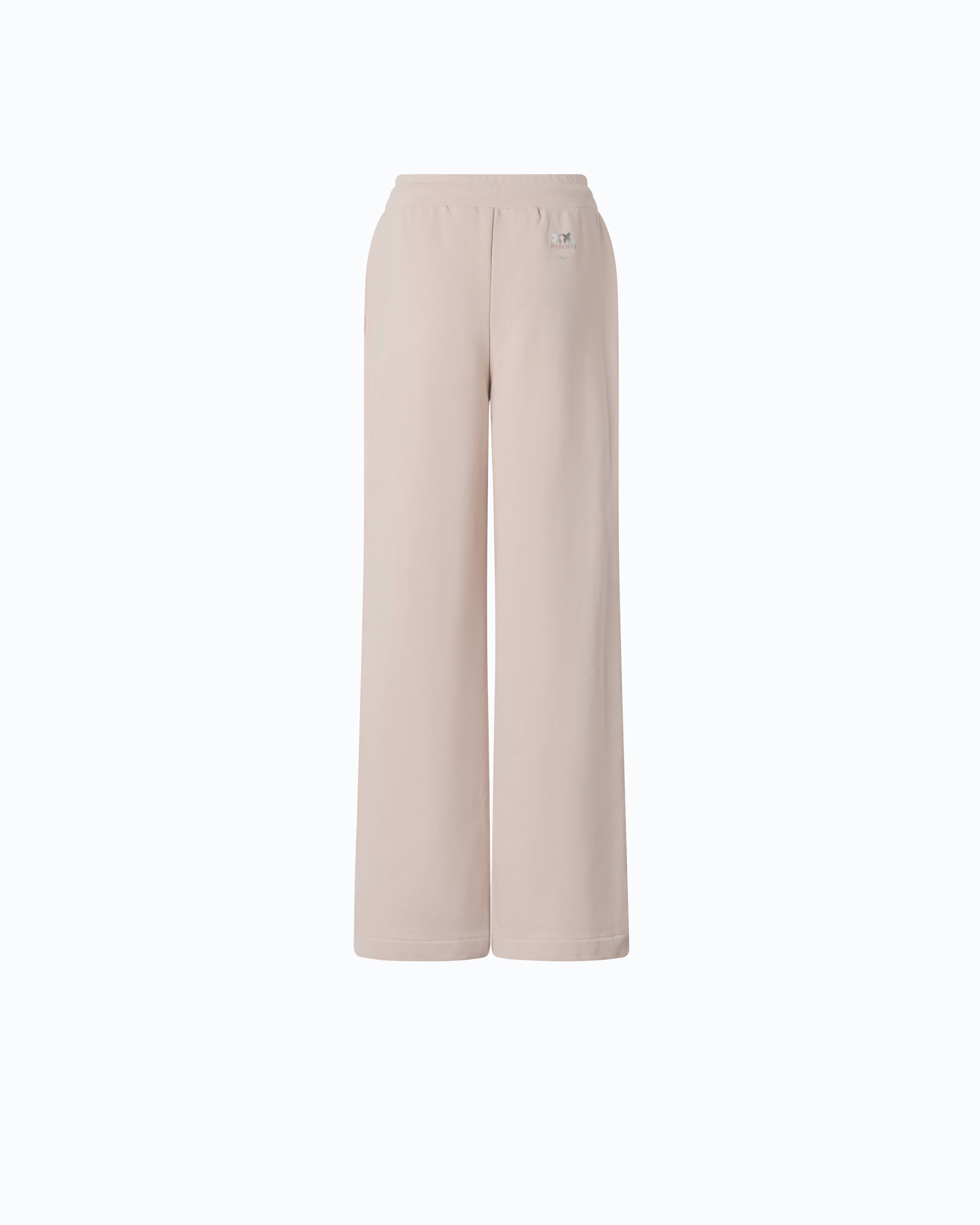 Wide-leg trousers with drawstring and chain PINKO Grey