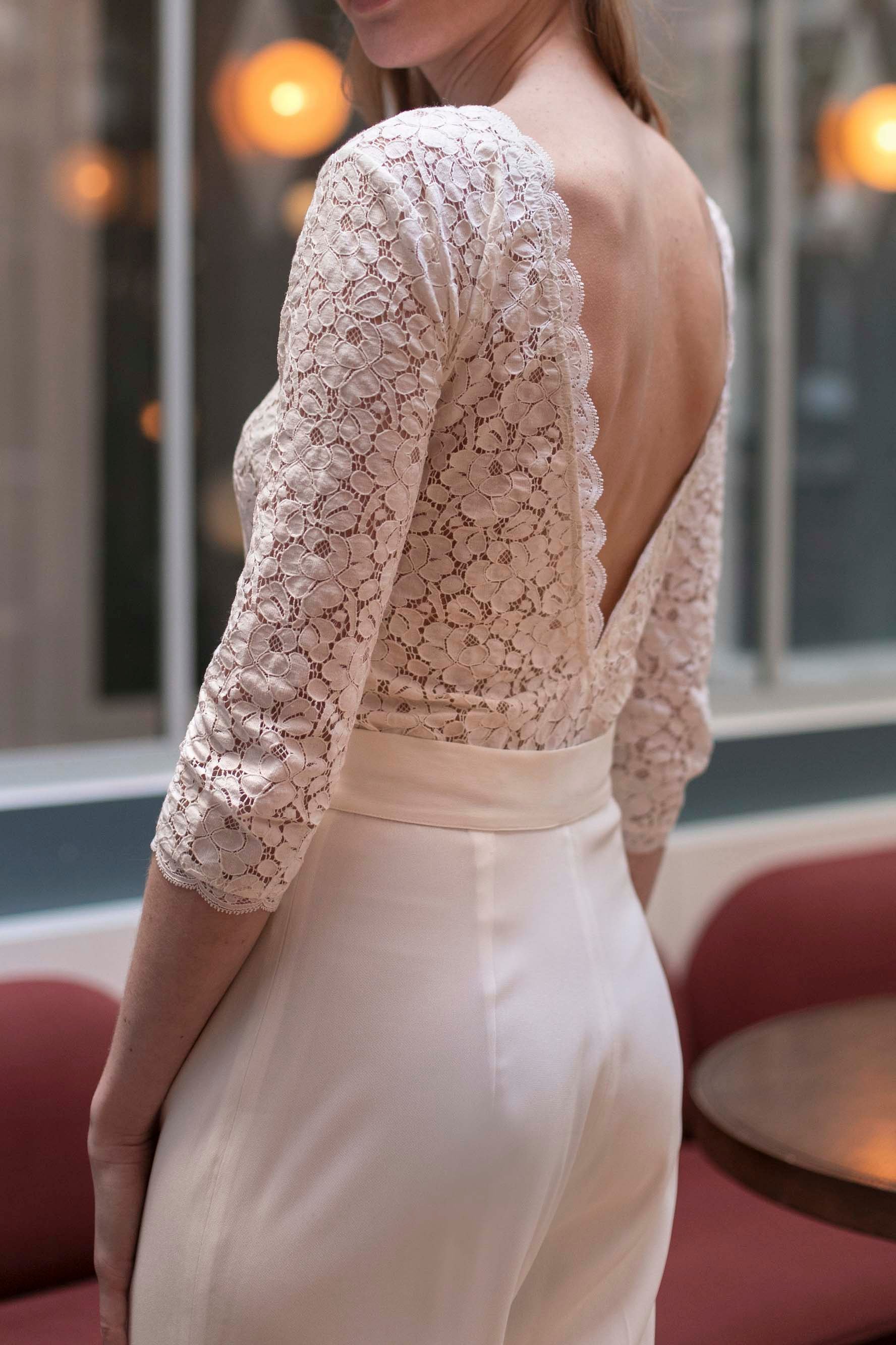 Pants MAISON LEMOINE - Seconde main White