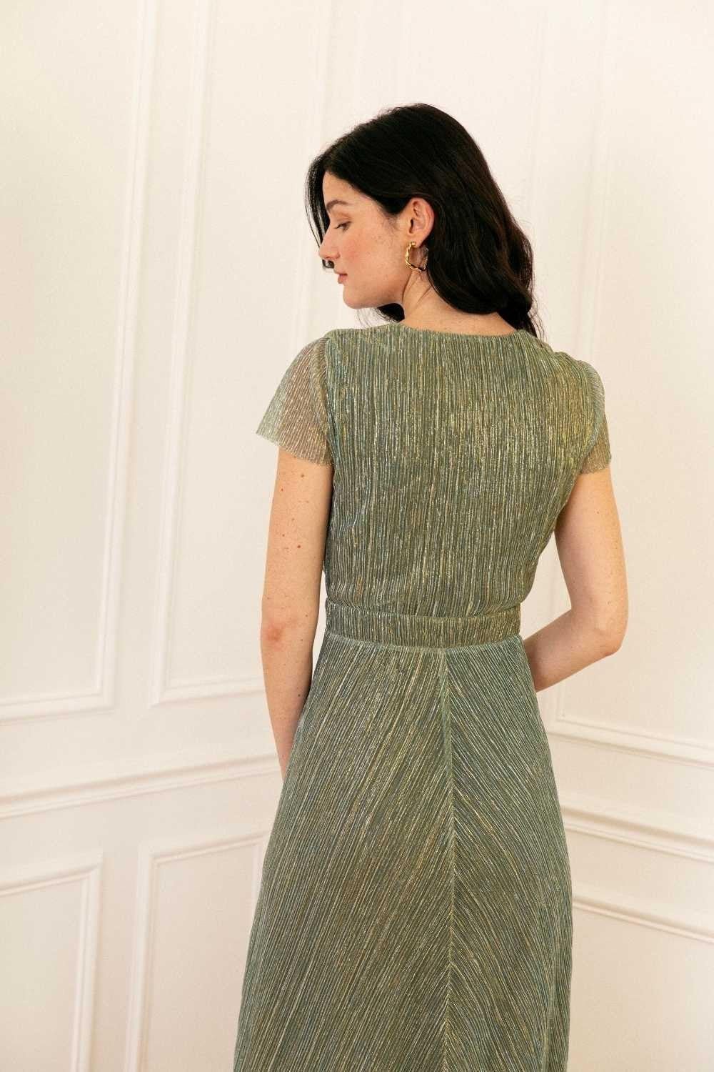 Robe longue MAISON LEMOINE - Seconde main Vert