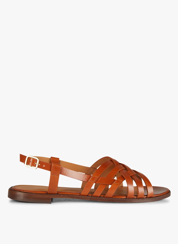 Cognac 2024 flat sandals