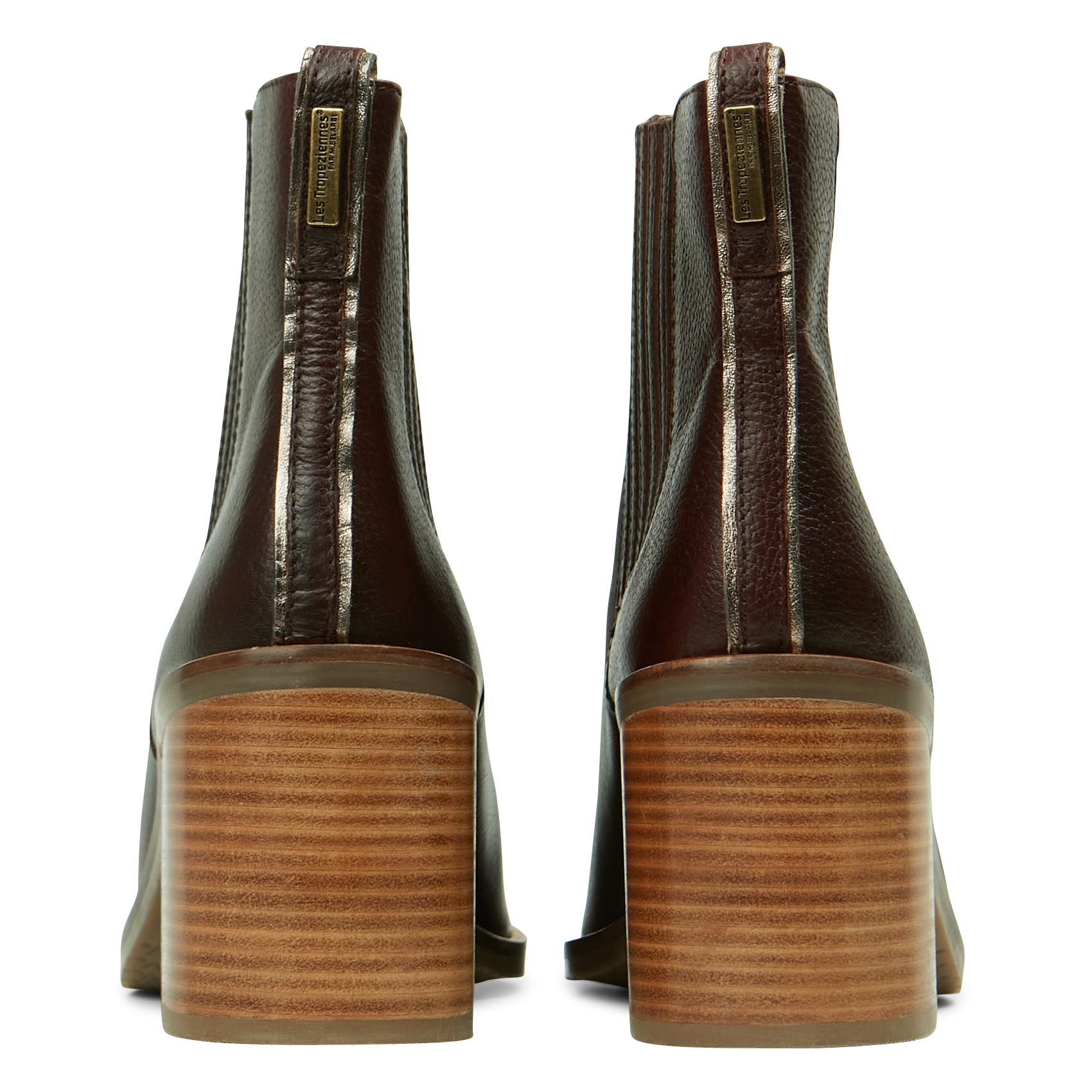 Leather ankle boots LES TROPEZIENNES PAR M.BELARBI Red