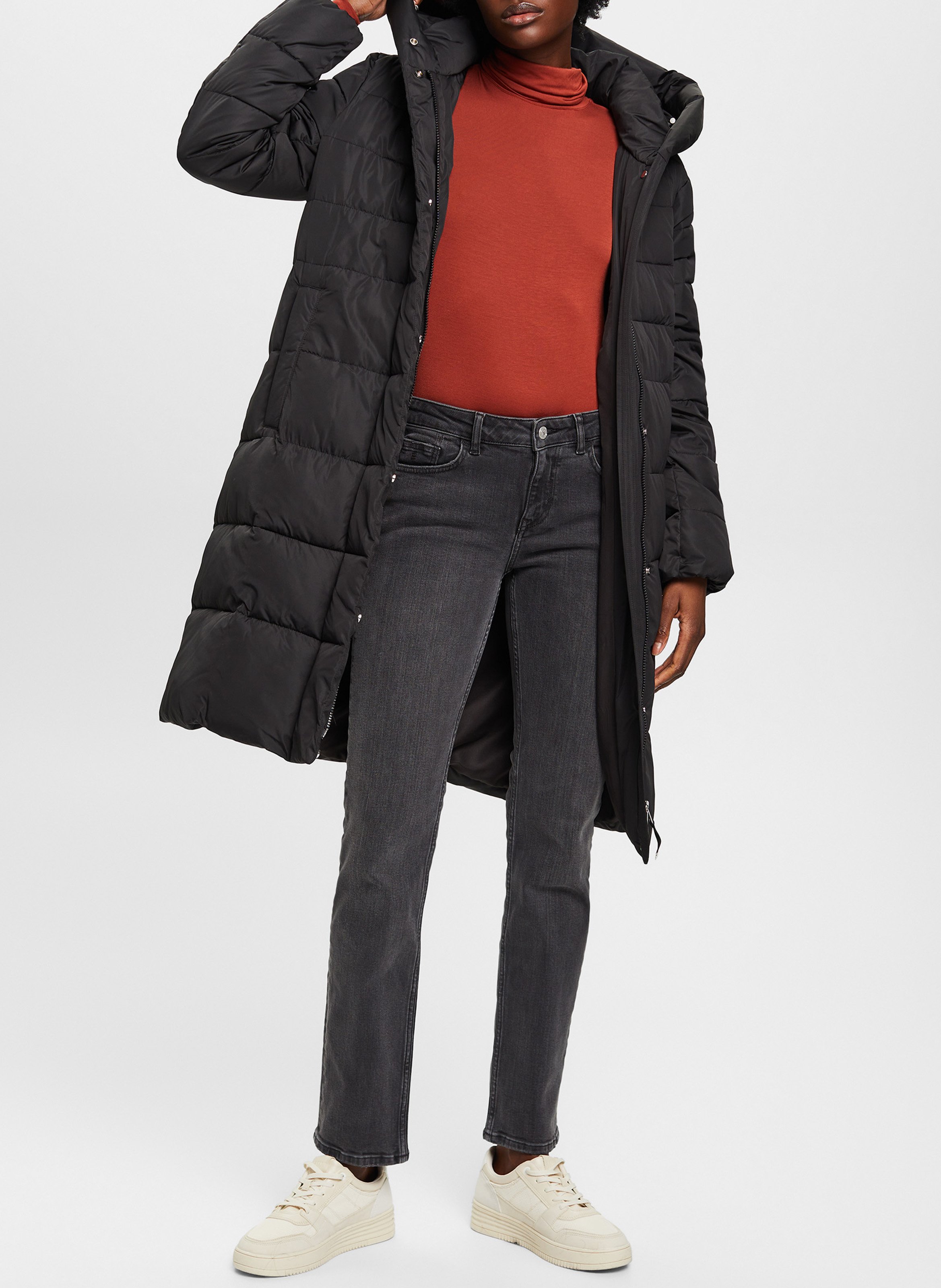 Esprit long down jacket sale