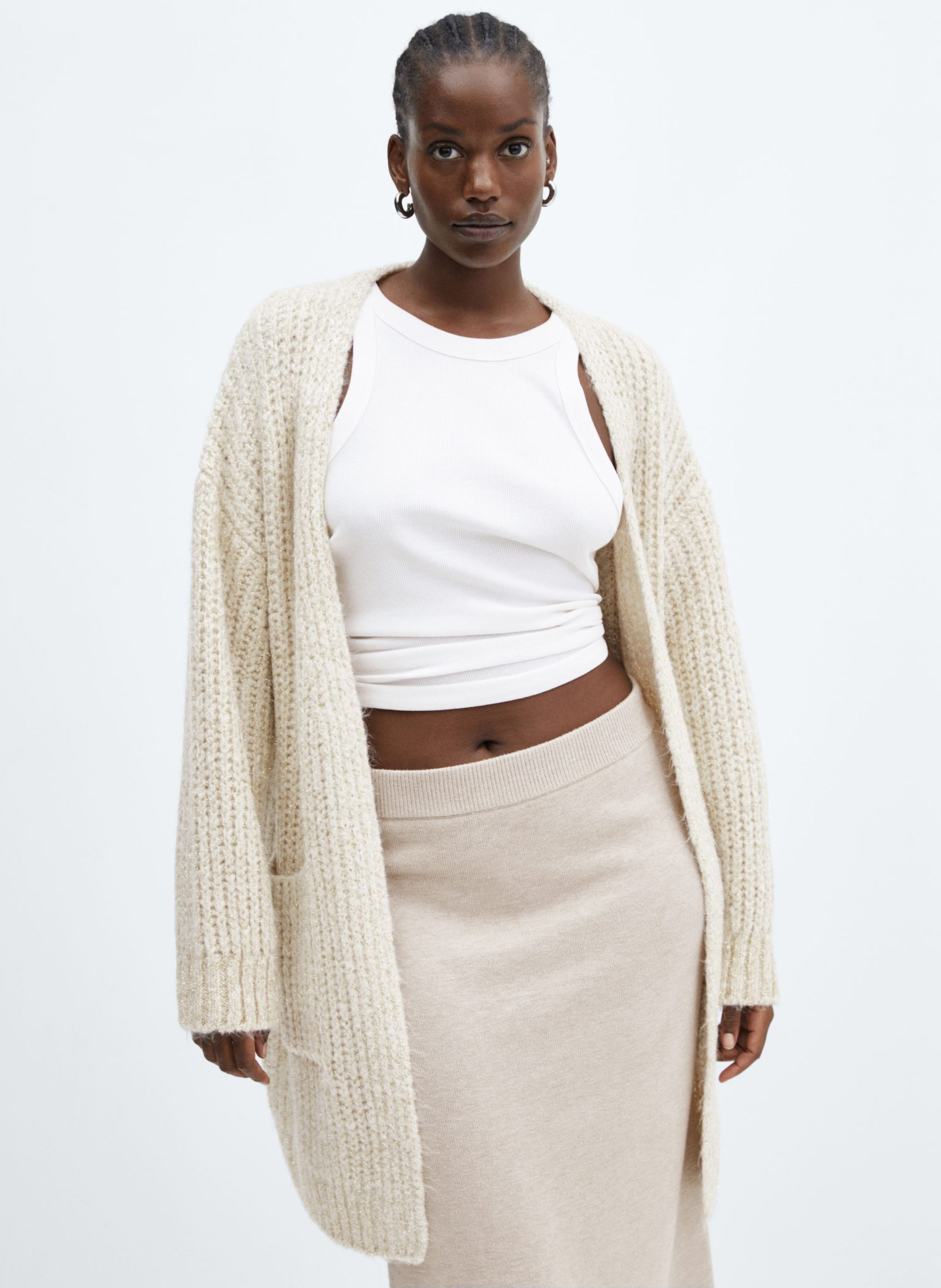 Cardigan oversize Beige