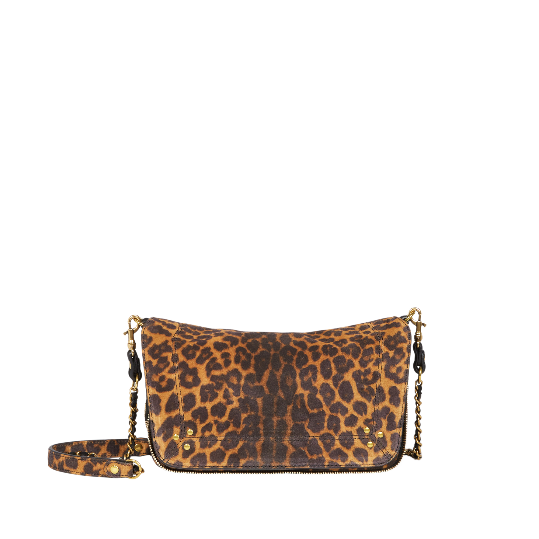 Leather shoulder bag JEROME DREYFUSS Brown