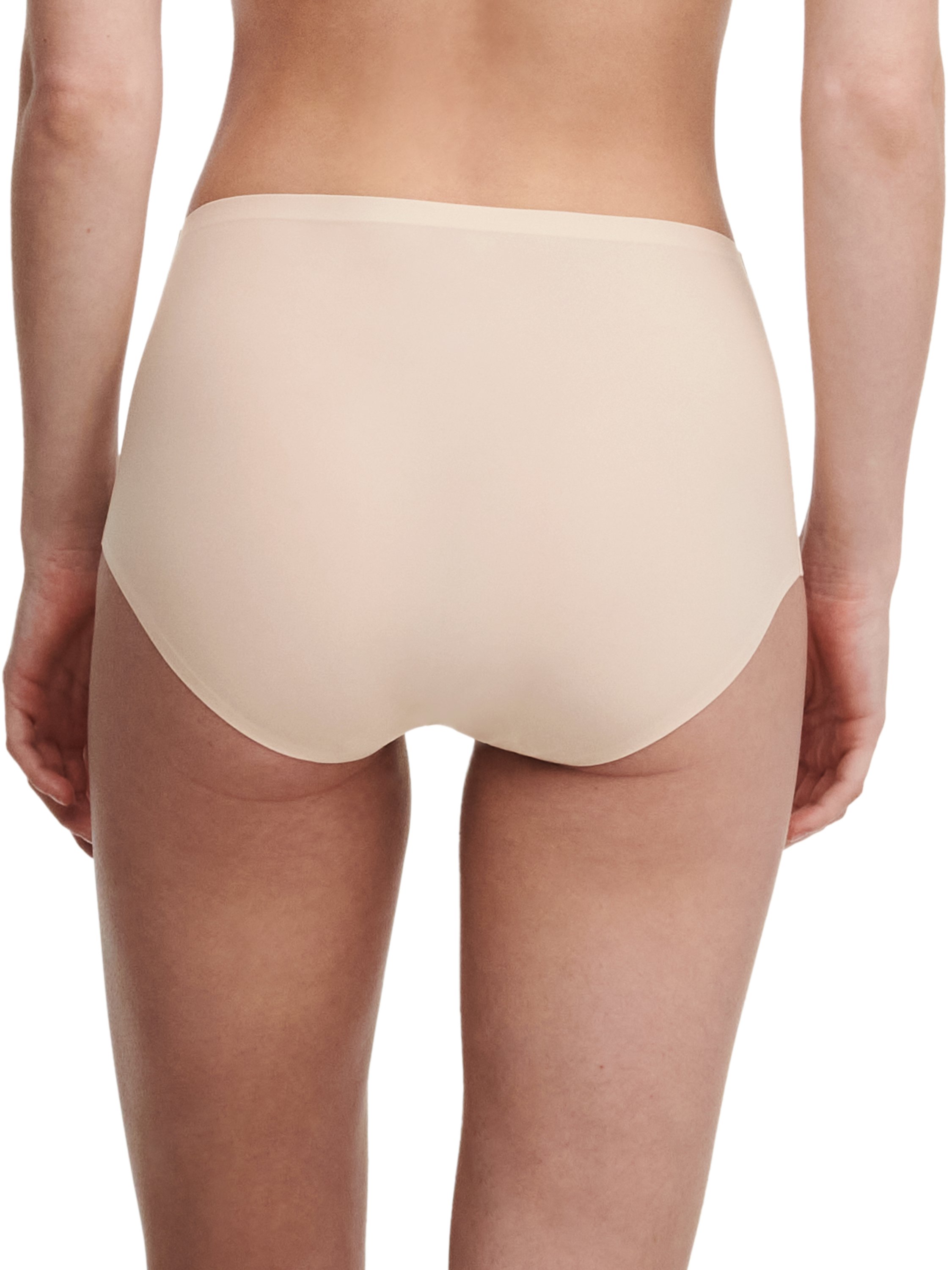 High-waisted lace panties CHANTELLE Beige