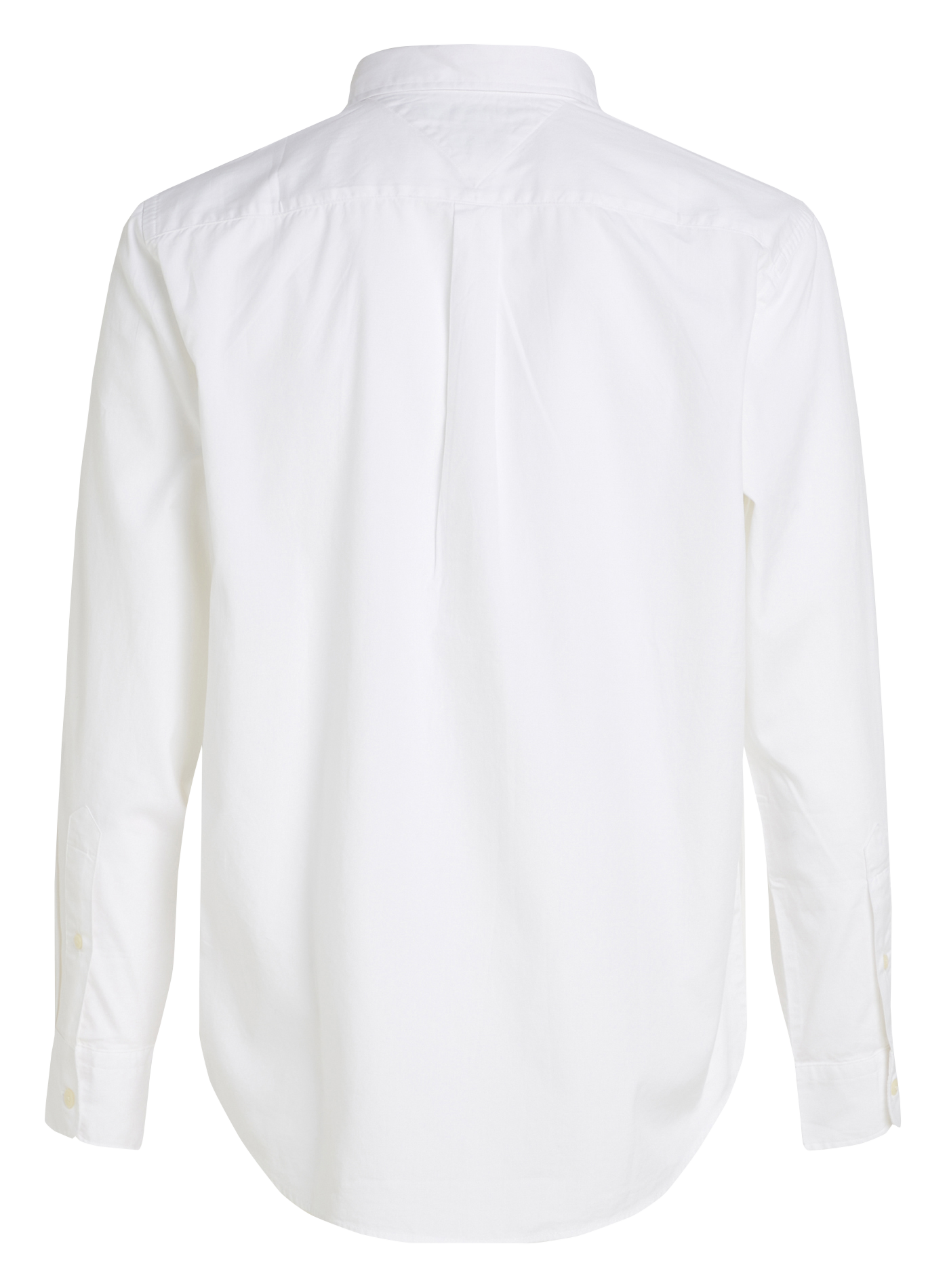 Straight buttoned cotton shirt TOMMY HILFIGER White