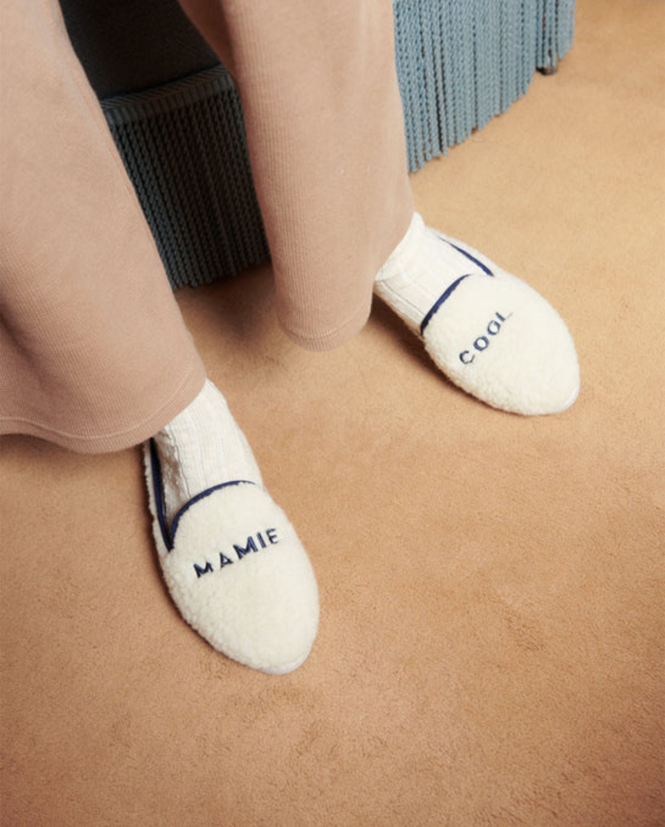 Cool grandma women&#039;s mule, collab&#039; x émoi émoi ANGARDE White