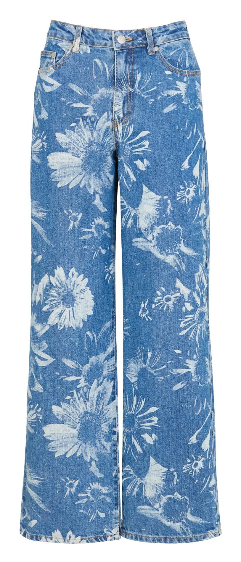 High-rise jeans OBJECT Blue