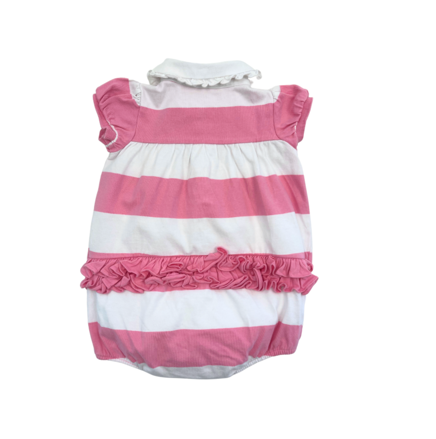 Pink baby romper - 9 months POLO RALPH LAUREN - Seconde Main Pink