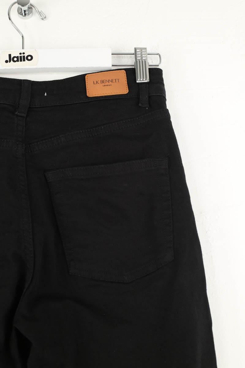 Cotton skinny jeans LK BENNETT - Seconde Main Black