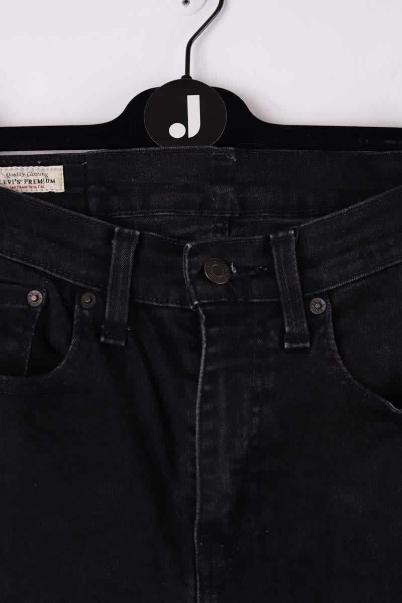 Cotton skinny jeans LEVI'S - Seconde main Black