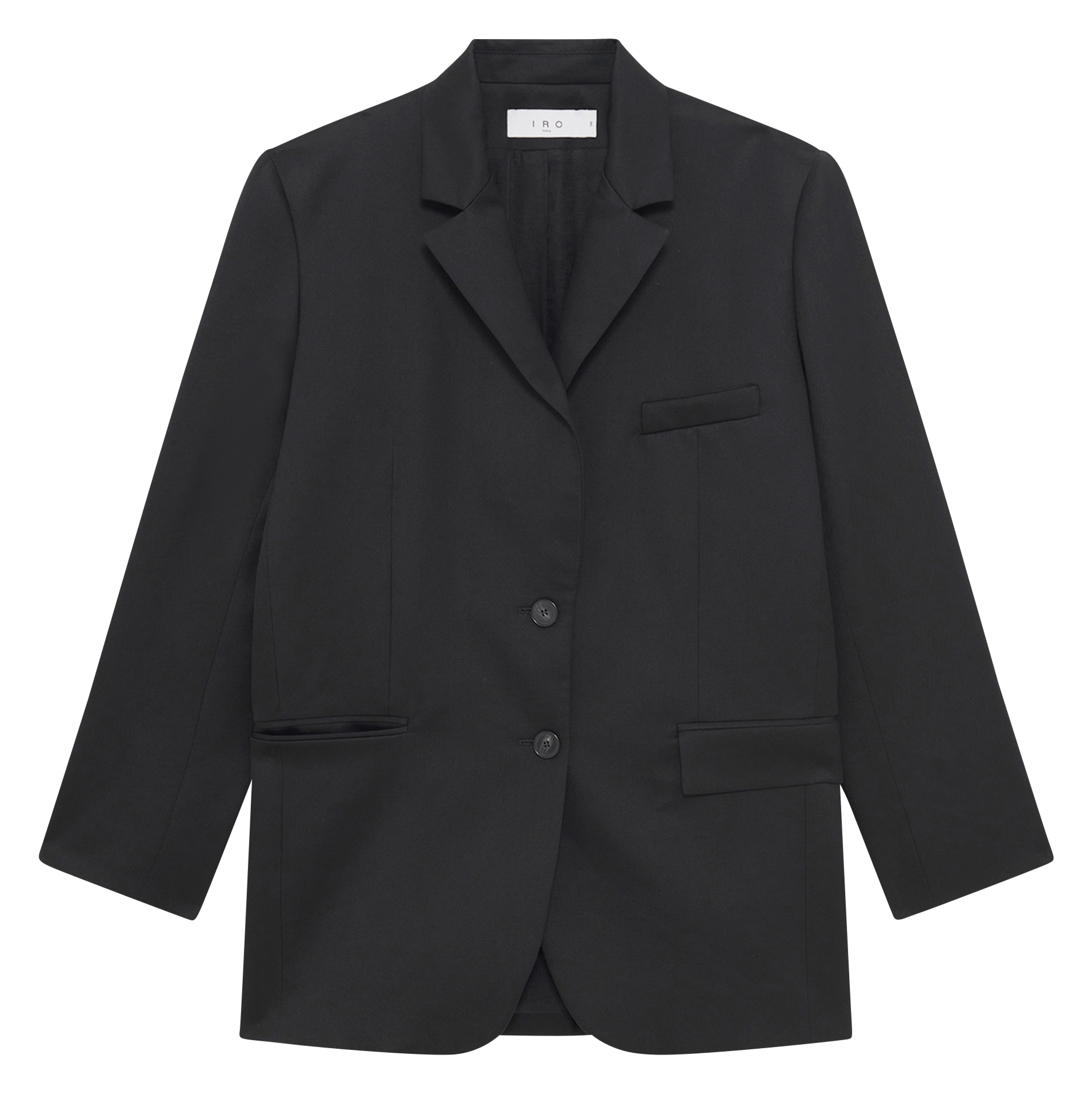 Veste tailleur droite unie IRO Noir
