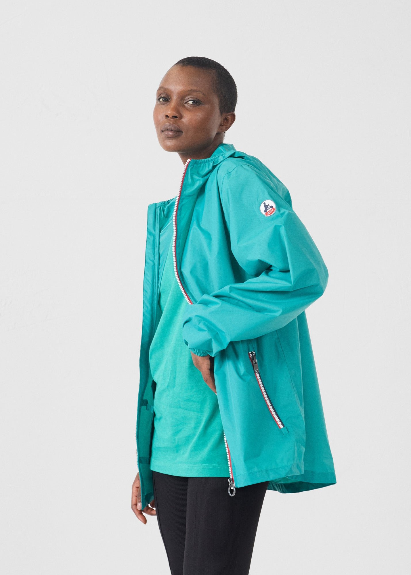 Packable raincoat Kilmory JOTT Green