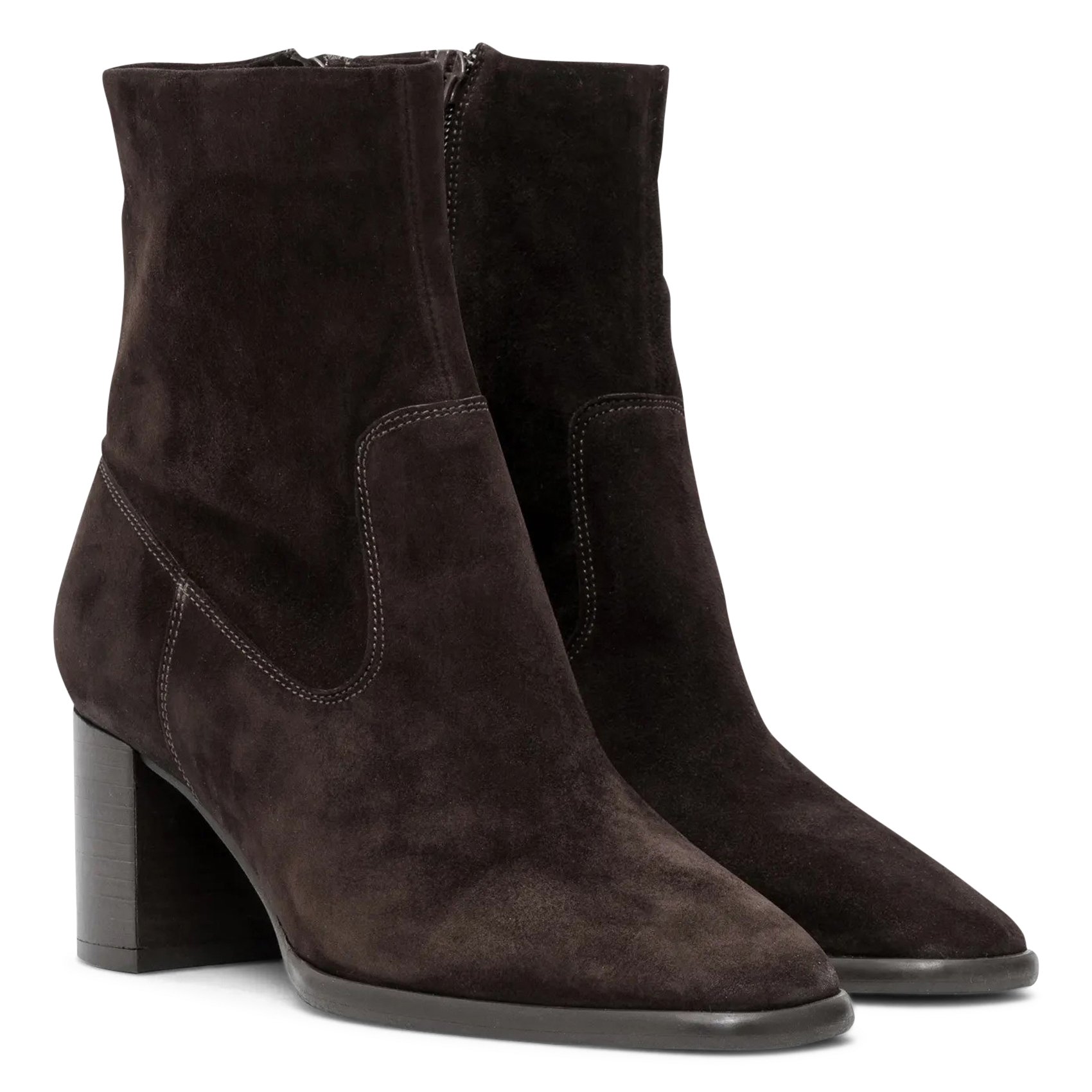 Bianca leather ankle boots BOCAGE Brown