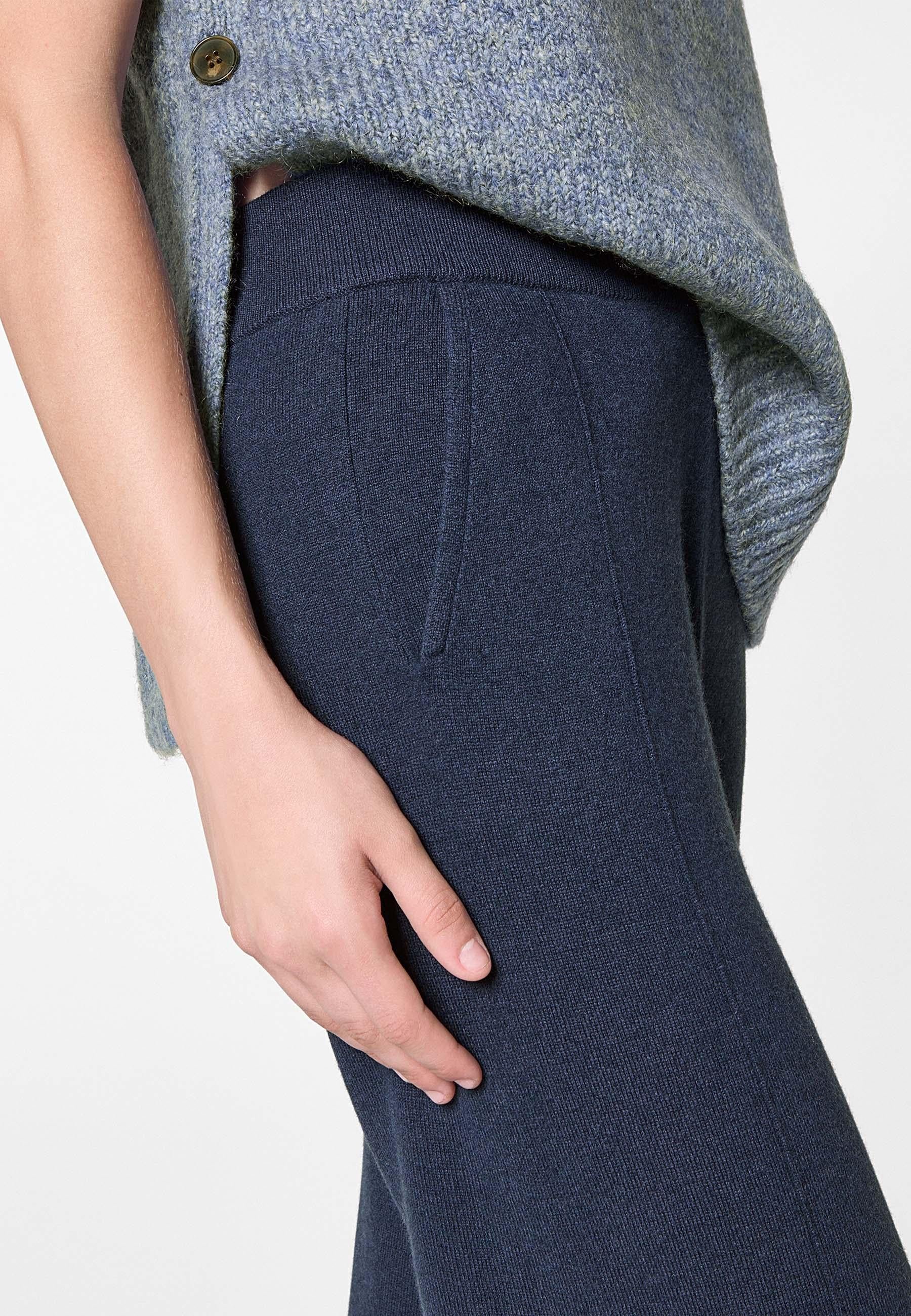 Wide woollen trousers RODIER Blue