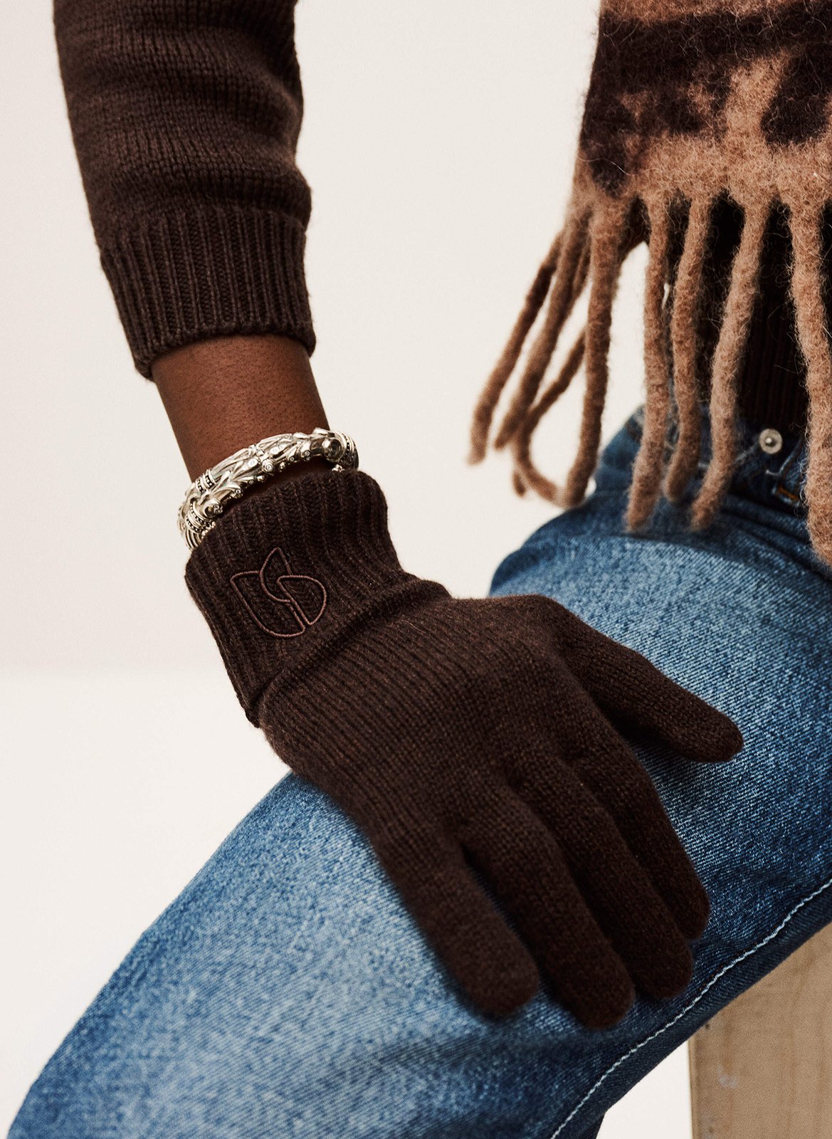 Gants en cachemire BA&SH