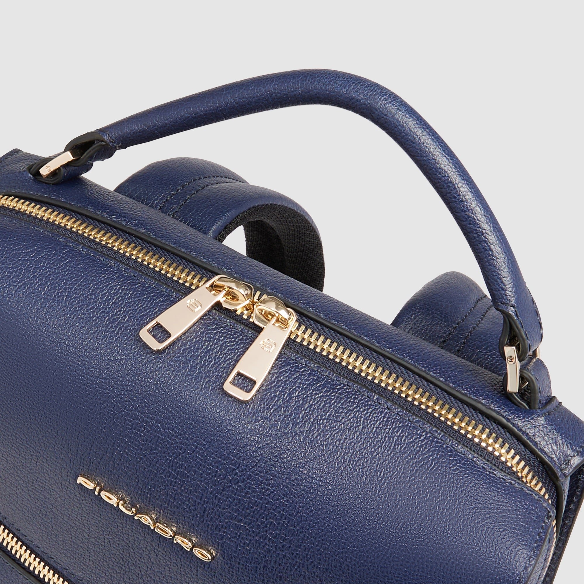 Women's backpack for iPad® with RFID protection PIQUADRO Blue